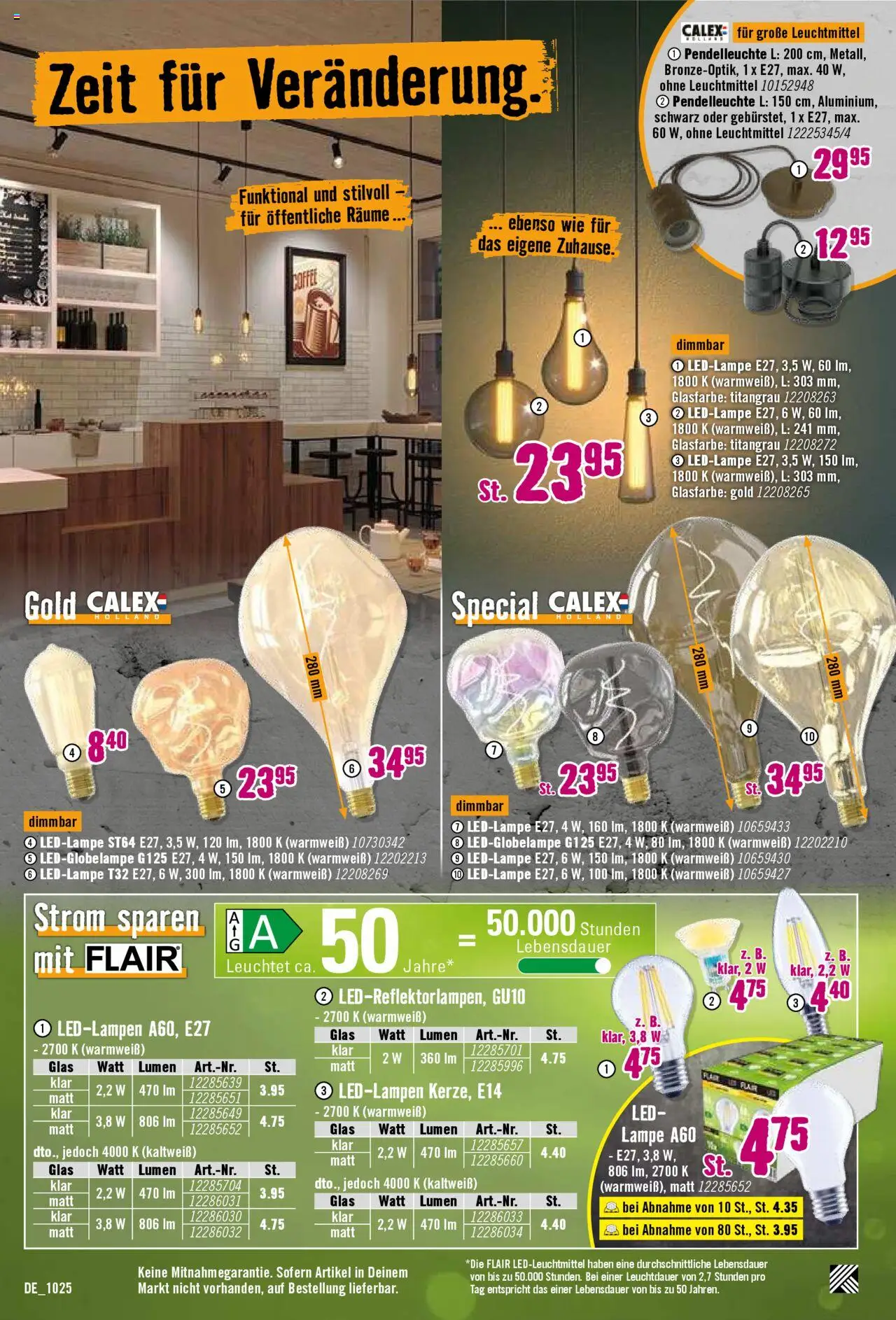Hornbach Prospekt 	 – gültig ab 04.10.2025 | Seite: 21 | Produkte: Lampe