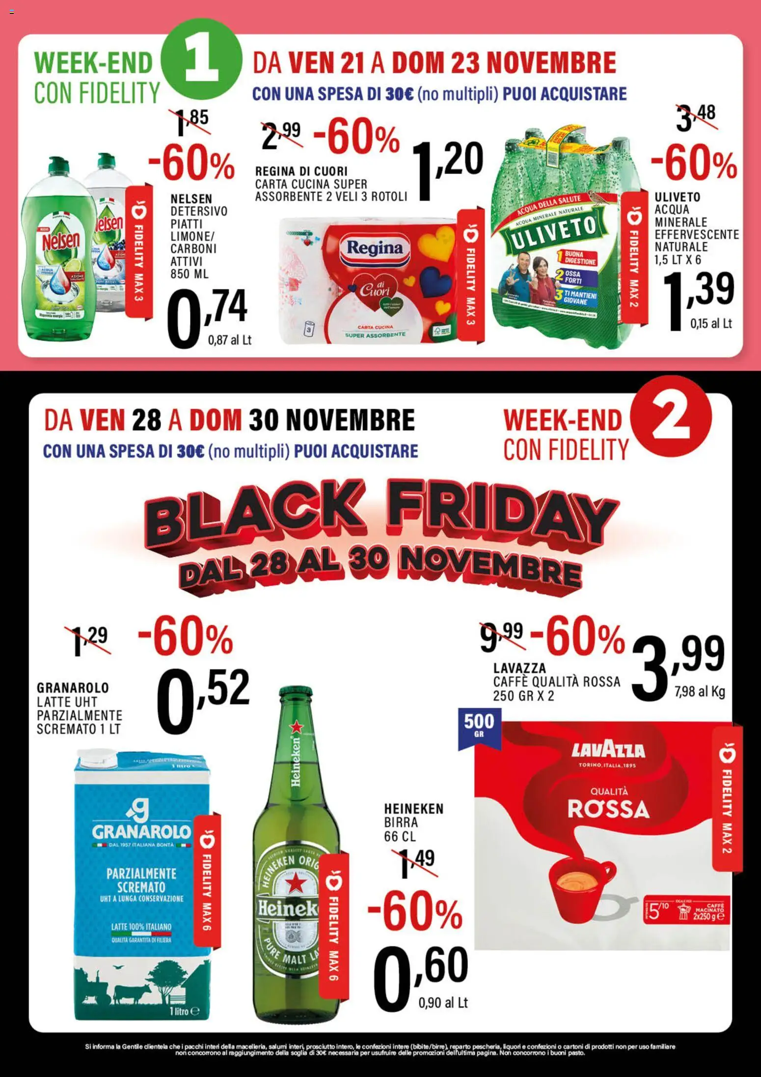 Volantino GECOP del 17.11.2025 | Pagina: 20 | Prodotti: Birra, Acqua, Latte, Heineken