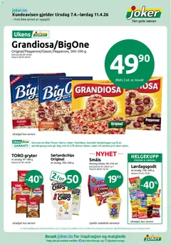 Forhåndsvisning av Joker kundeavis gyldig fra 07.04.2026