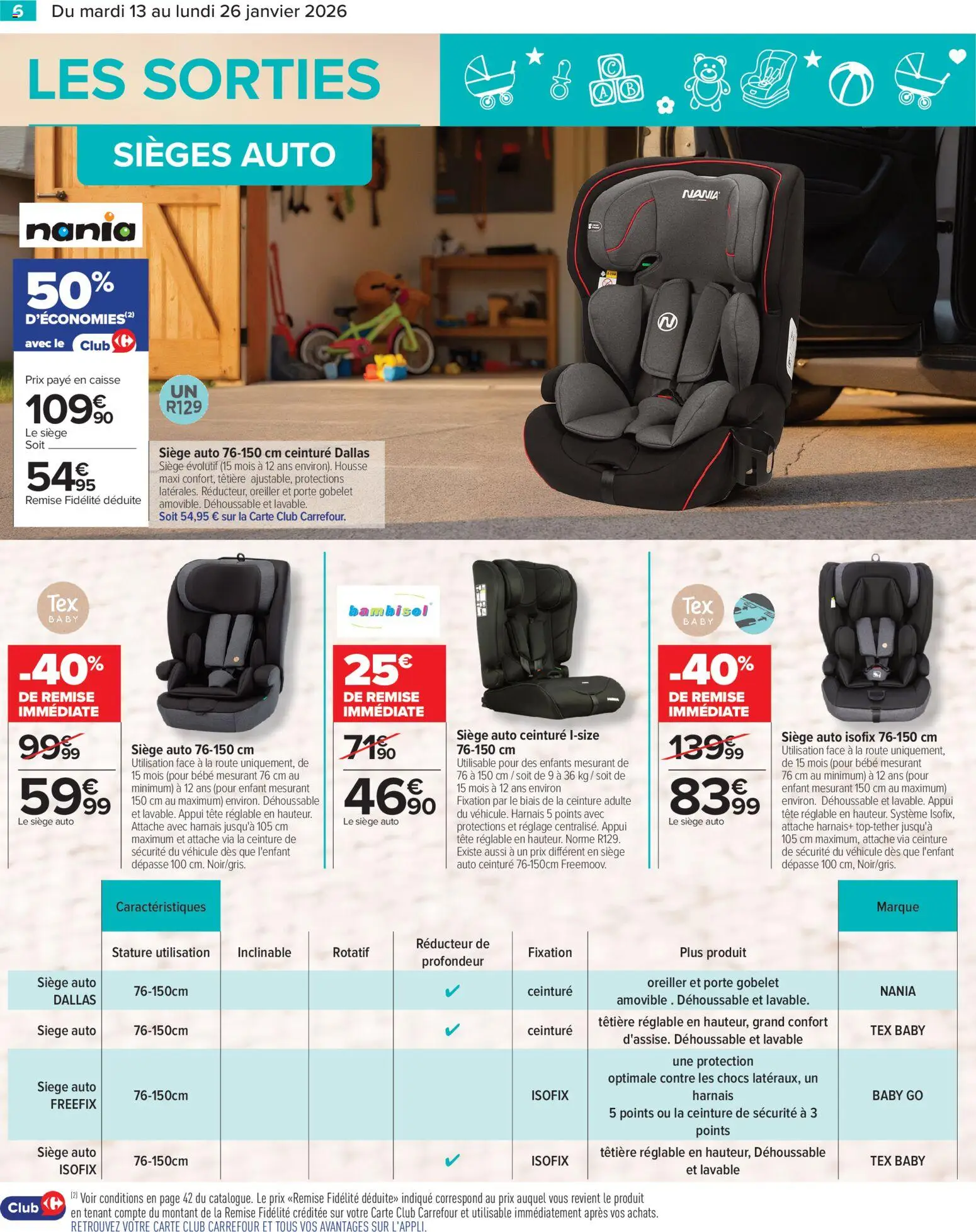 {H1} | Page: 8 | Produits: Ceinture, Porte, Oreiller, Siège auto