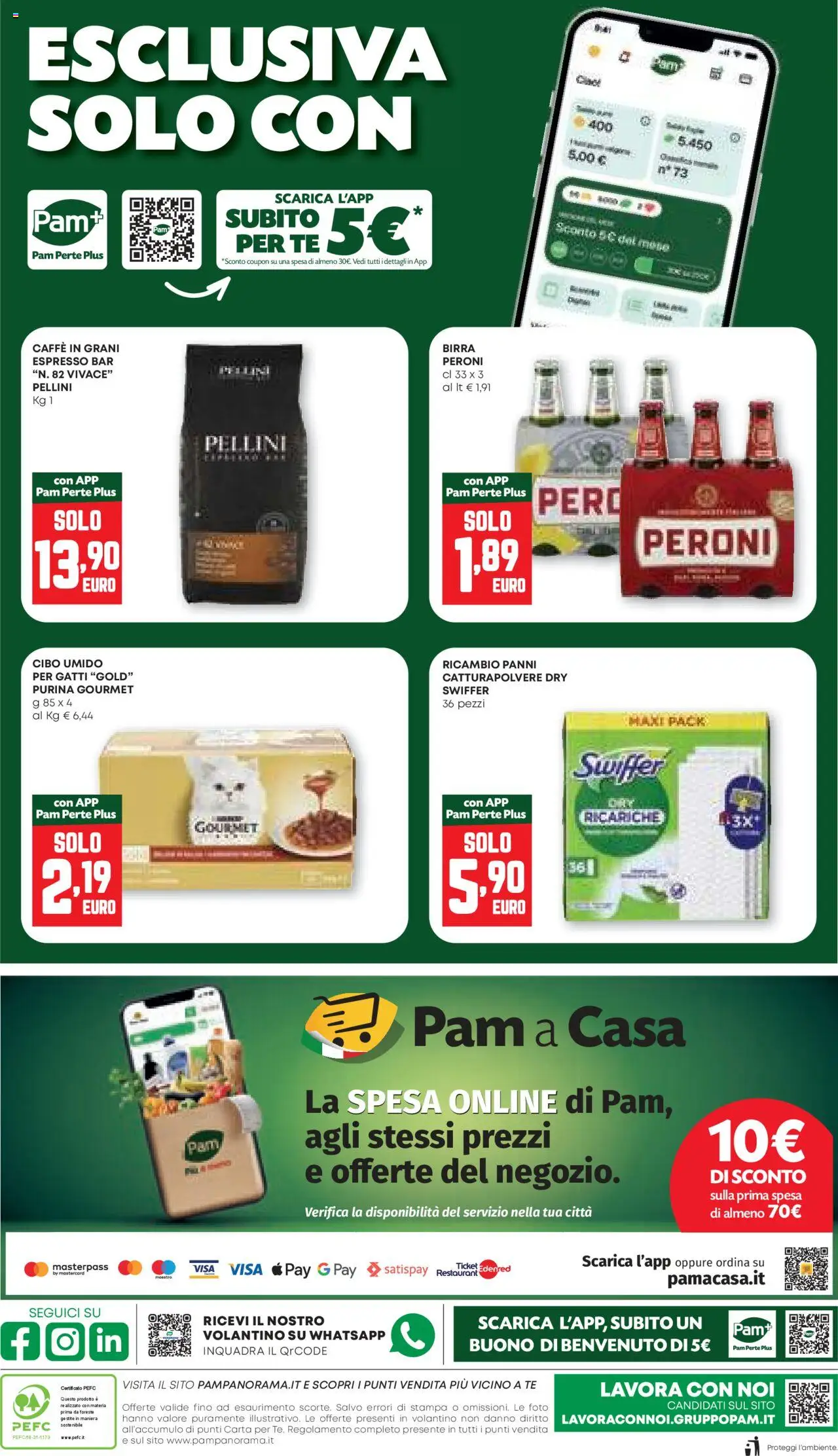 Volantino PAM del 21.08.2025 | Pagina: 20 | Prodotti: Caffè, Tè, Caffè in grani, Stampa