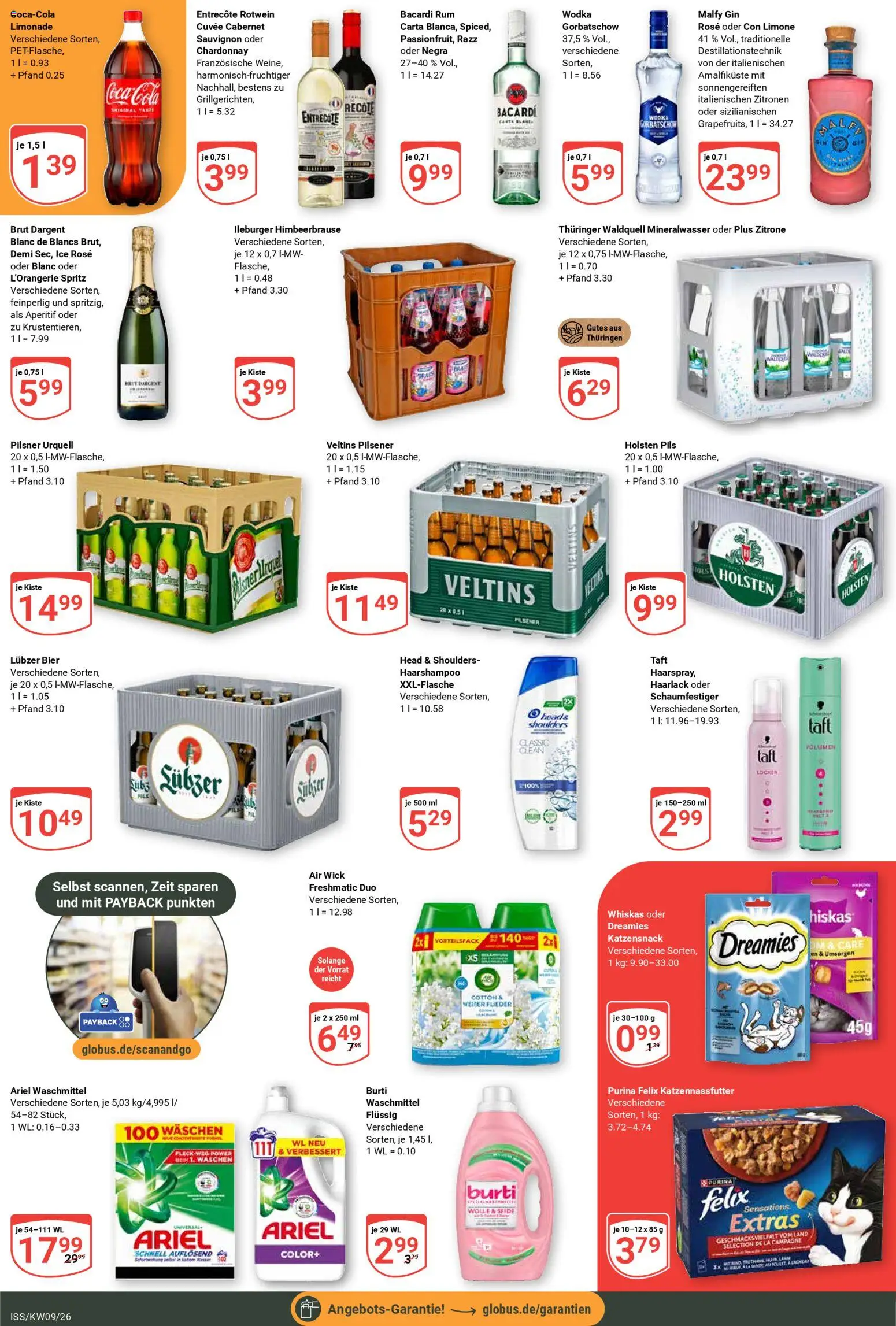 Globus Prospekt 	 – gültig ab 23.02.2026 | Seite: 3 | Produkte: Head & shoulders, Mineralwasser, Pilsner urquell, Whiskas