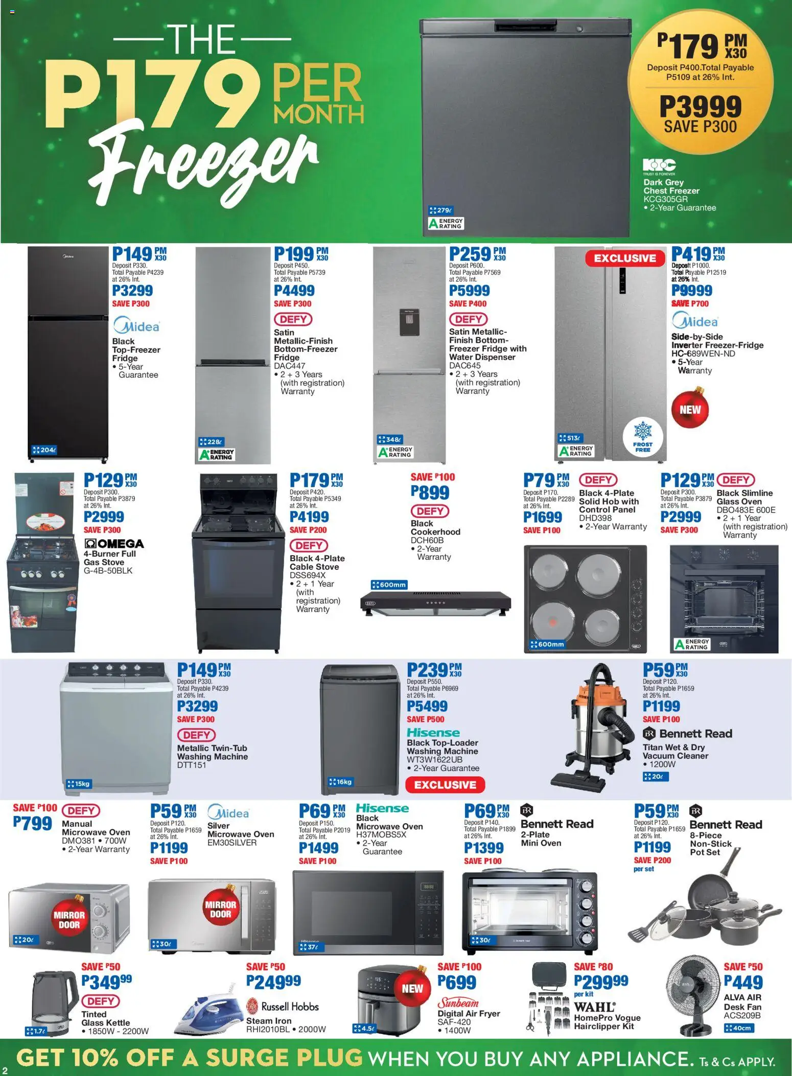 New OK Furniture catalogue – valid from 24.11.2025 | Page: 2 | Products: Cable, Freezer, Fan, Chest freezer