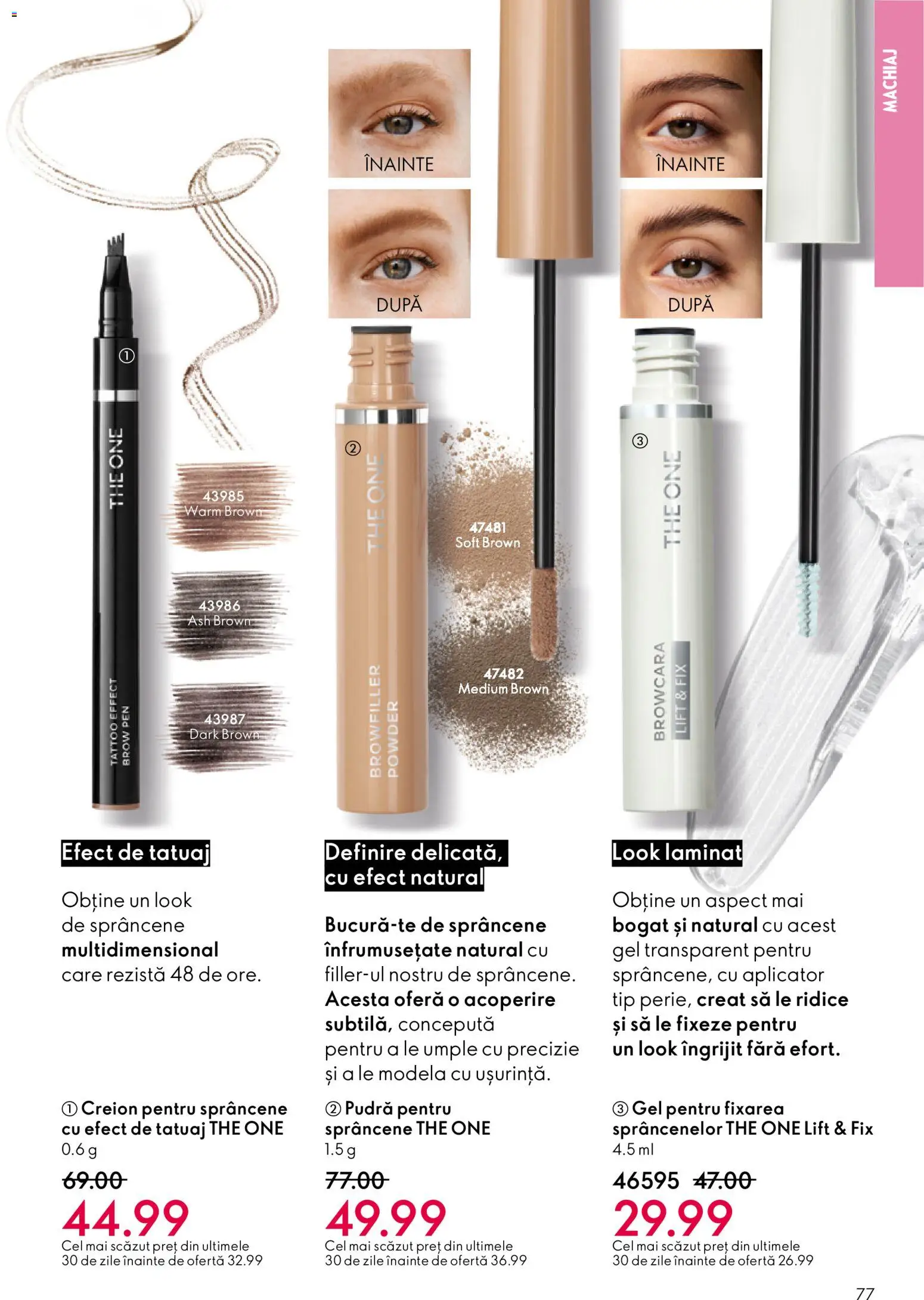 Noul catalog Oriflame – valabil de la 21.01.2026 | Pagină: 77 | Produse: Machiaj, Pudră