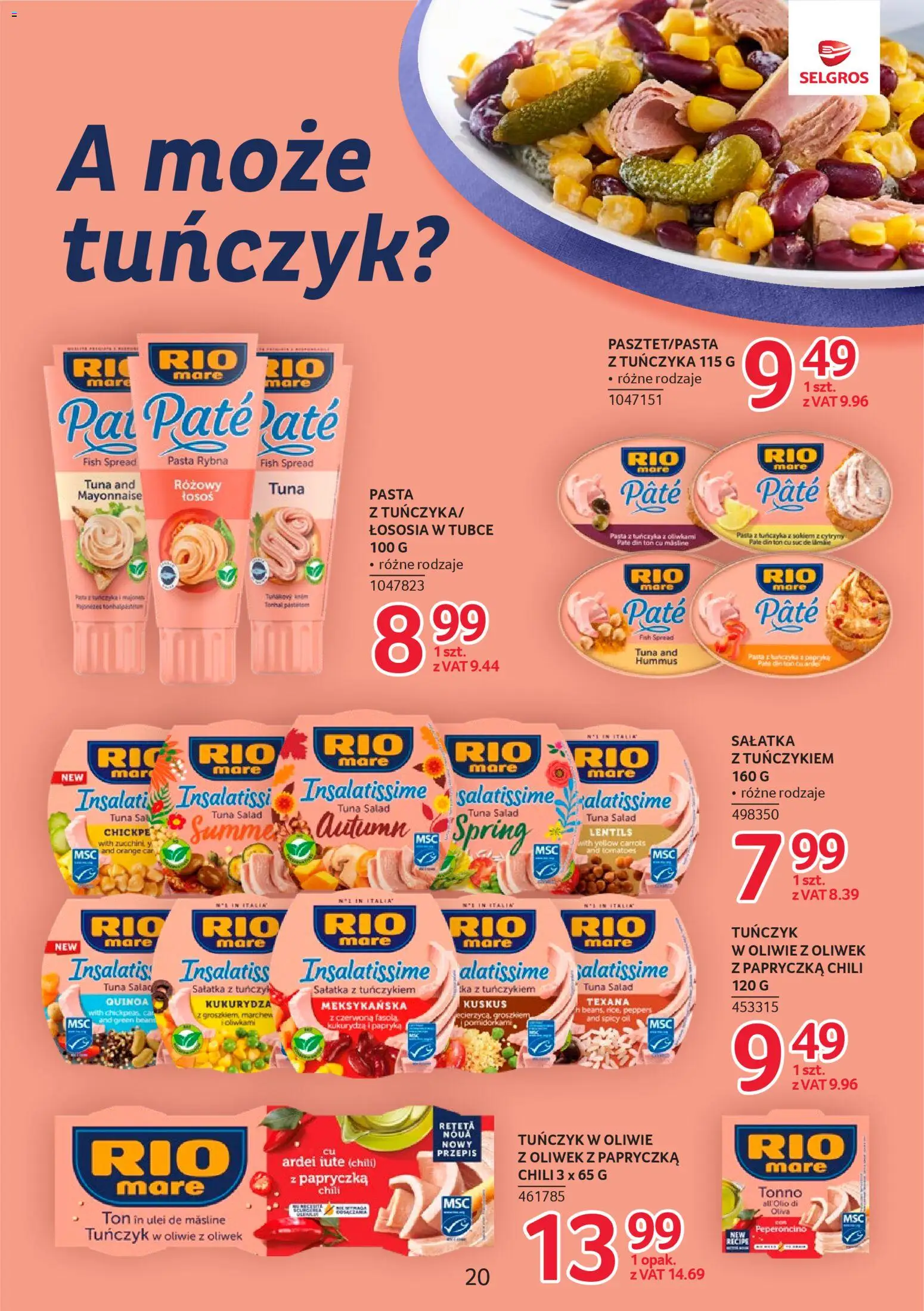 Selgros cash&carry Gazetka - Markowe produkty od 04.12.2025 | Strona: 20 | Produkty: Tuńczyk w oliwie z oliwek, Kukurydza, Cytryny, Sałatka z tuńczykiem