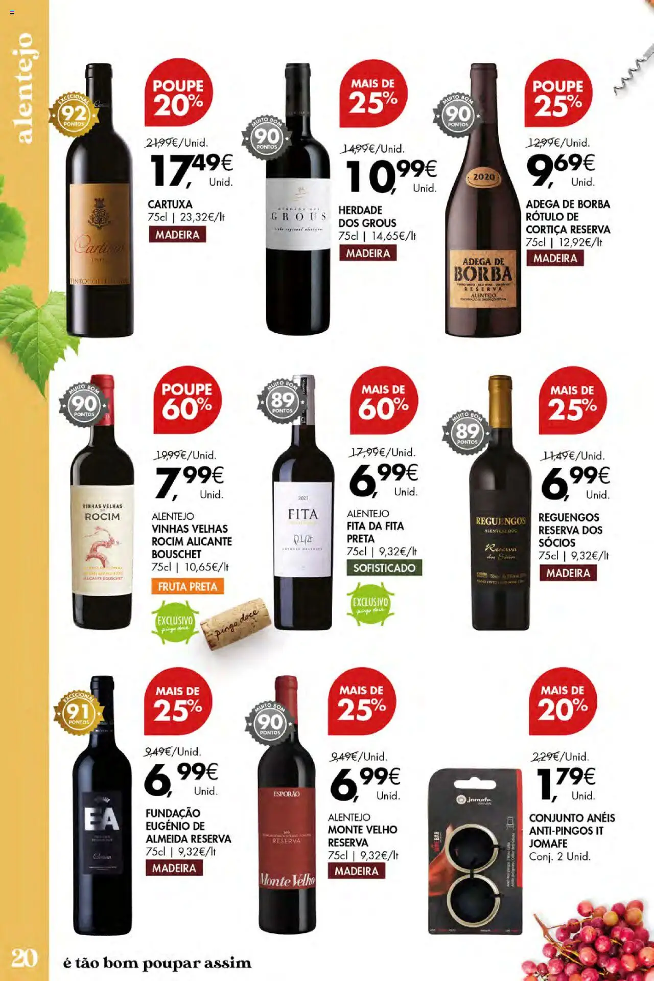 Pingo Doce - Vinhos e Sabores de Portugal Açores │ válido de 11.09.2025 | Página: 20 | Produtos: Vinho