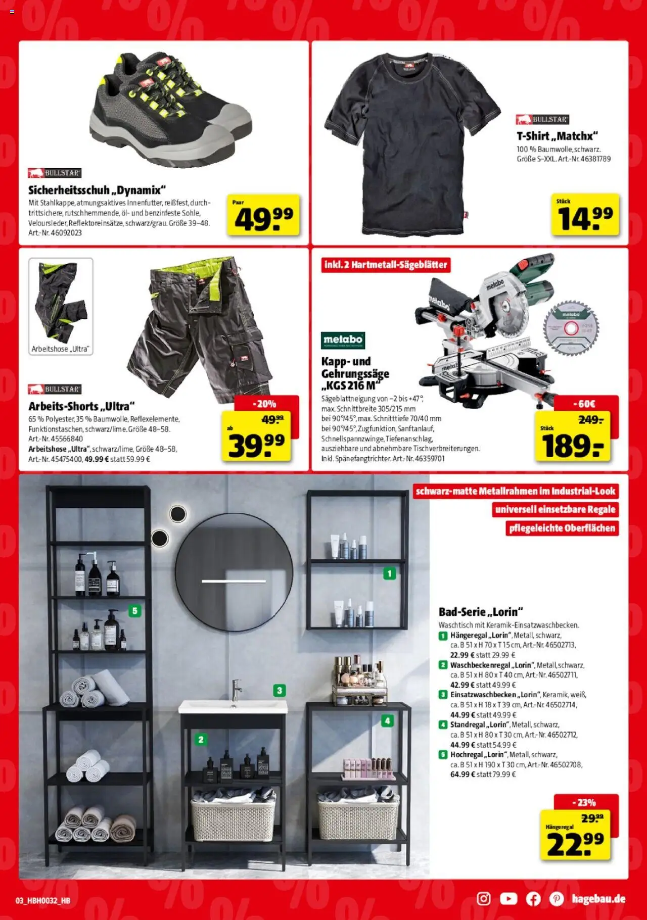 Hagebau Prospekt Rostock - gültig ab dem 02.08.2025 | Seite: 3 | Produkte: Öl, Waschtisch