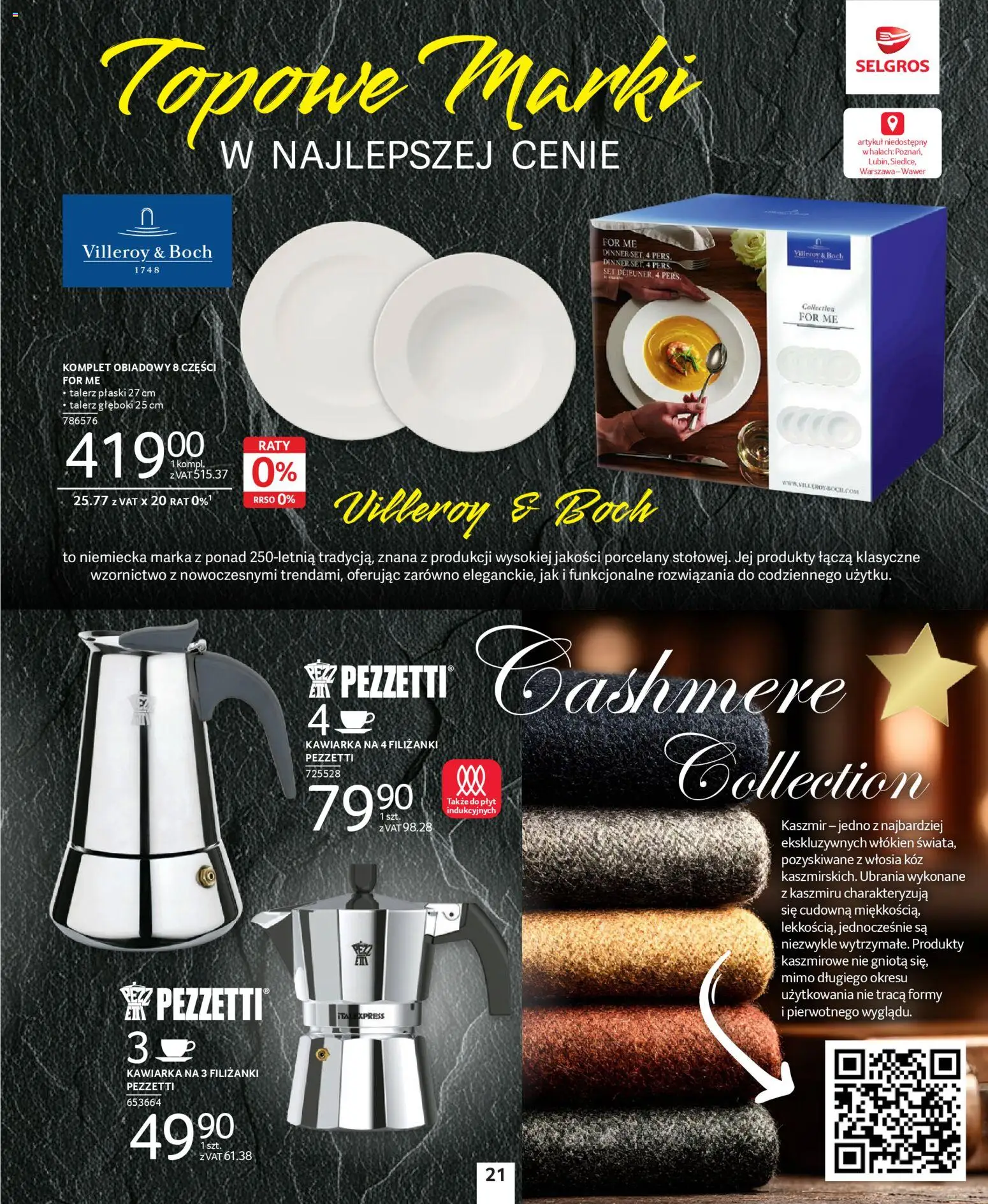 Selgros cash&carry Gazetka - Premium Nonfood od 04.12.2025 | Strona: 8 | Produkty: Ubrania, Kawiarka