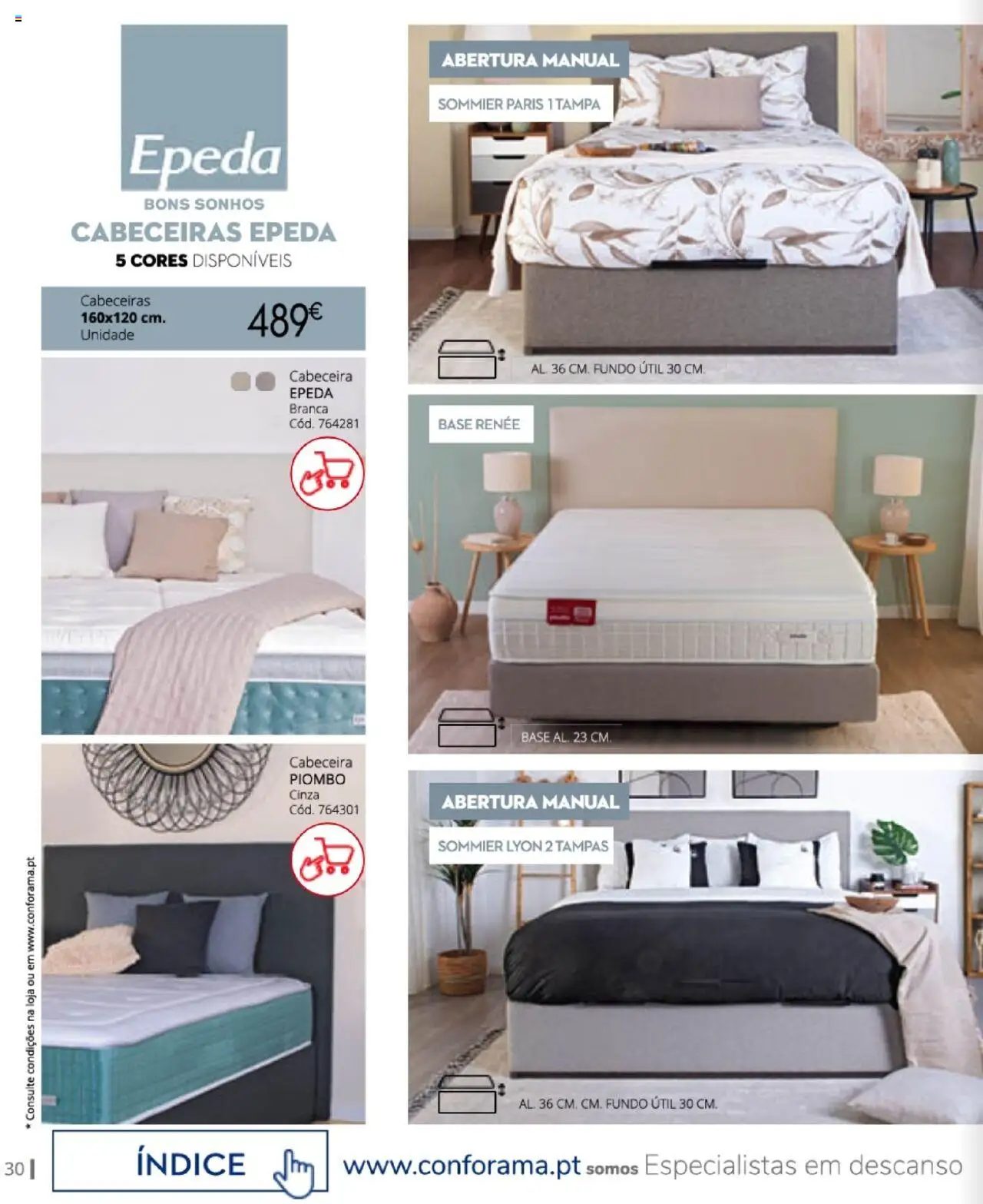 Conforama - Descanso  │ válido de 07.08.2025 | Página: 30 | Produtos: Base