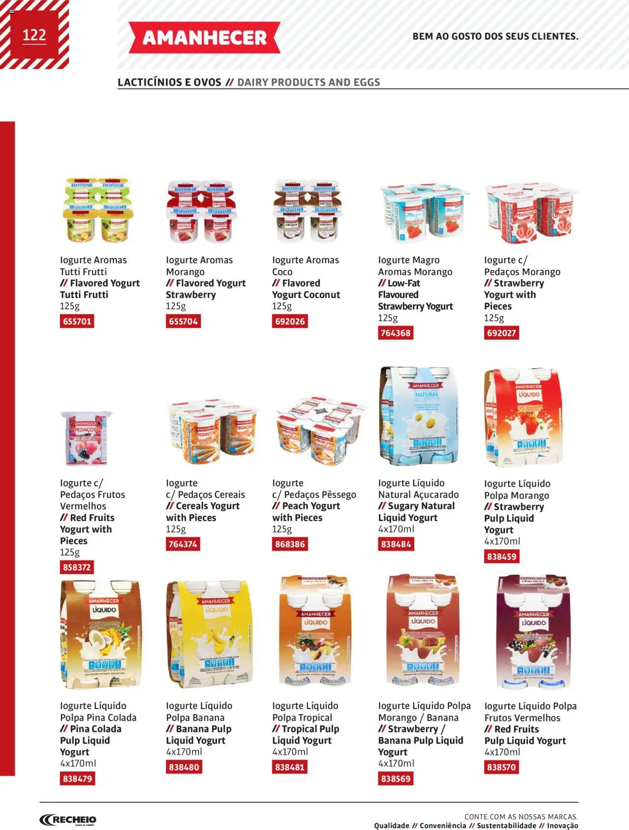 Recheio AS NOSSAS MARCAS │ válido de 19.12.2023 | Página: 122 | Produtos: Banana, Ovos, Cereais
