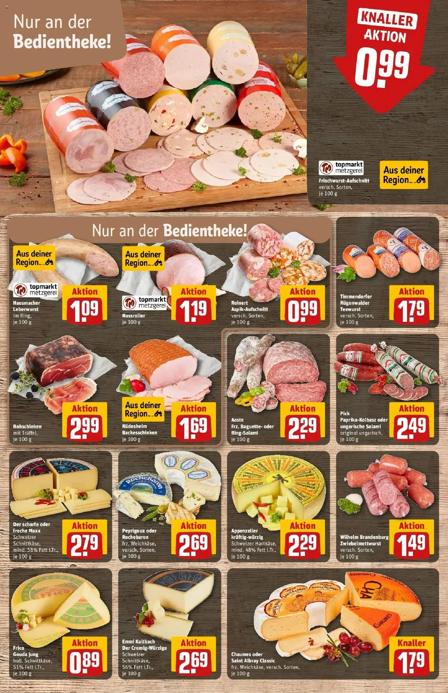 Rewe Prospekt Morbach	 – gültig ab 30.03.2026 | Seite: 11 | Produkte: Gouda, Baguette, Salami