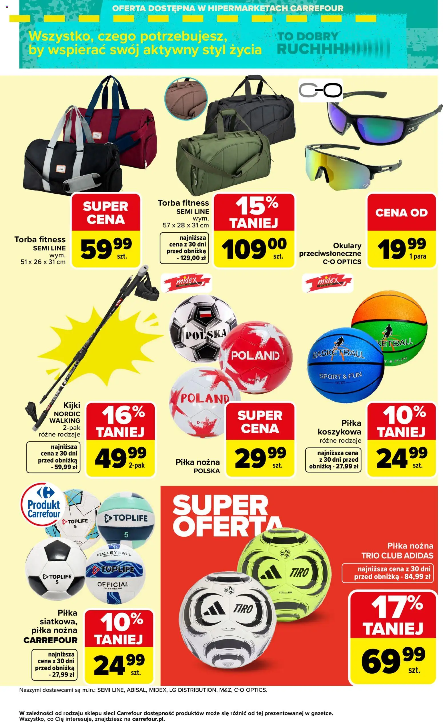 Carrefour gazetka - Active food to dobry ruch od 07.04.2026 | Strona: 11 | Produkty: Okulary, Torba