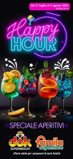 Anteprima del volantino DOK Aperitivi catalogo valido a partire dal 21.07.2025