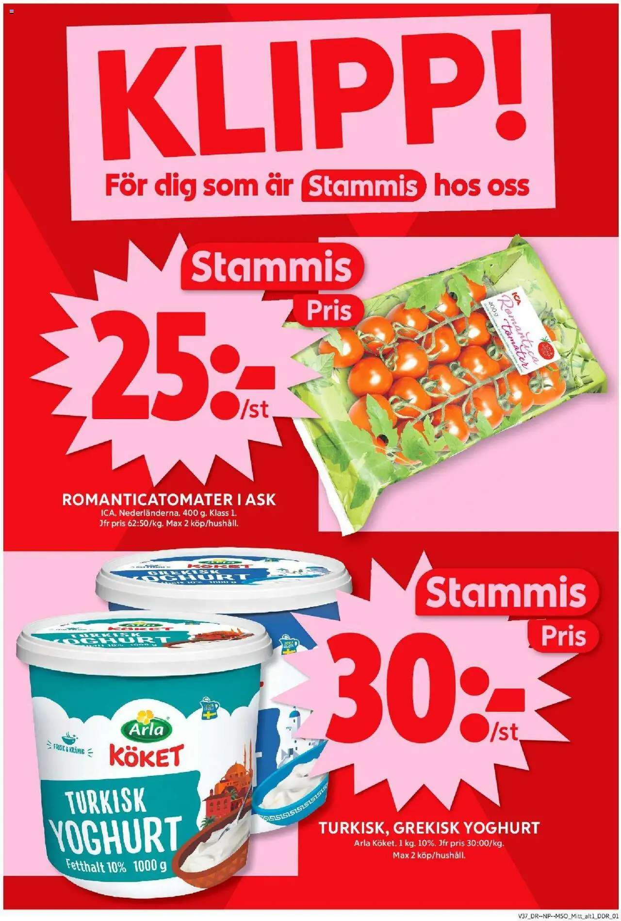 ICA Maxi reklamblad aktuell från 08.09.2025 | Sida: 2 | Produkter: Grekisk yoghurt, Yoghurt