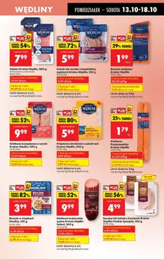 Pogląd oferty "Kiełbasa kanapkowa z szynki Kraina Wędlin, 400 g, Kiełbasa kanapkowa z szynki" - ważna od 13.10.2025 | Strona: 37