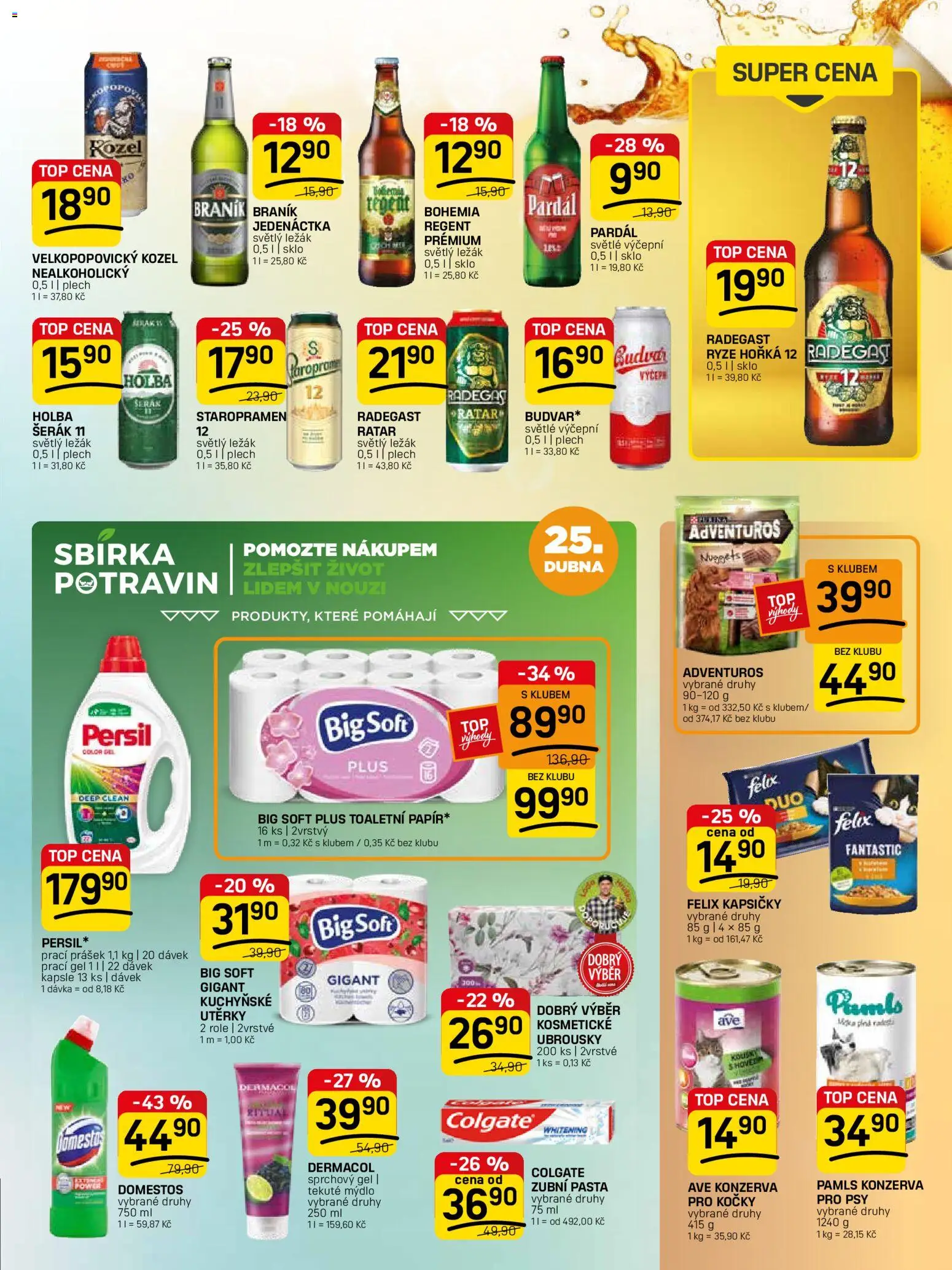 Flop leták - FlopTop od 22.04.2026 | Strana: 11 | Produkty: Ubrousky, Plech, Radegast, Persil