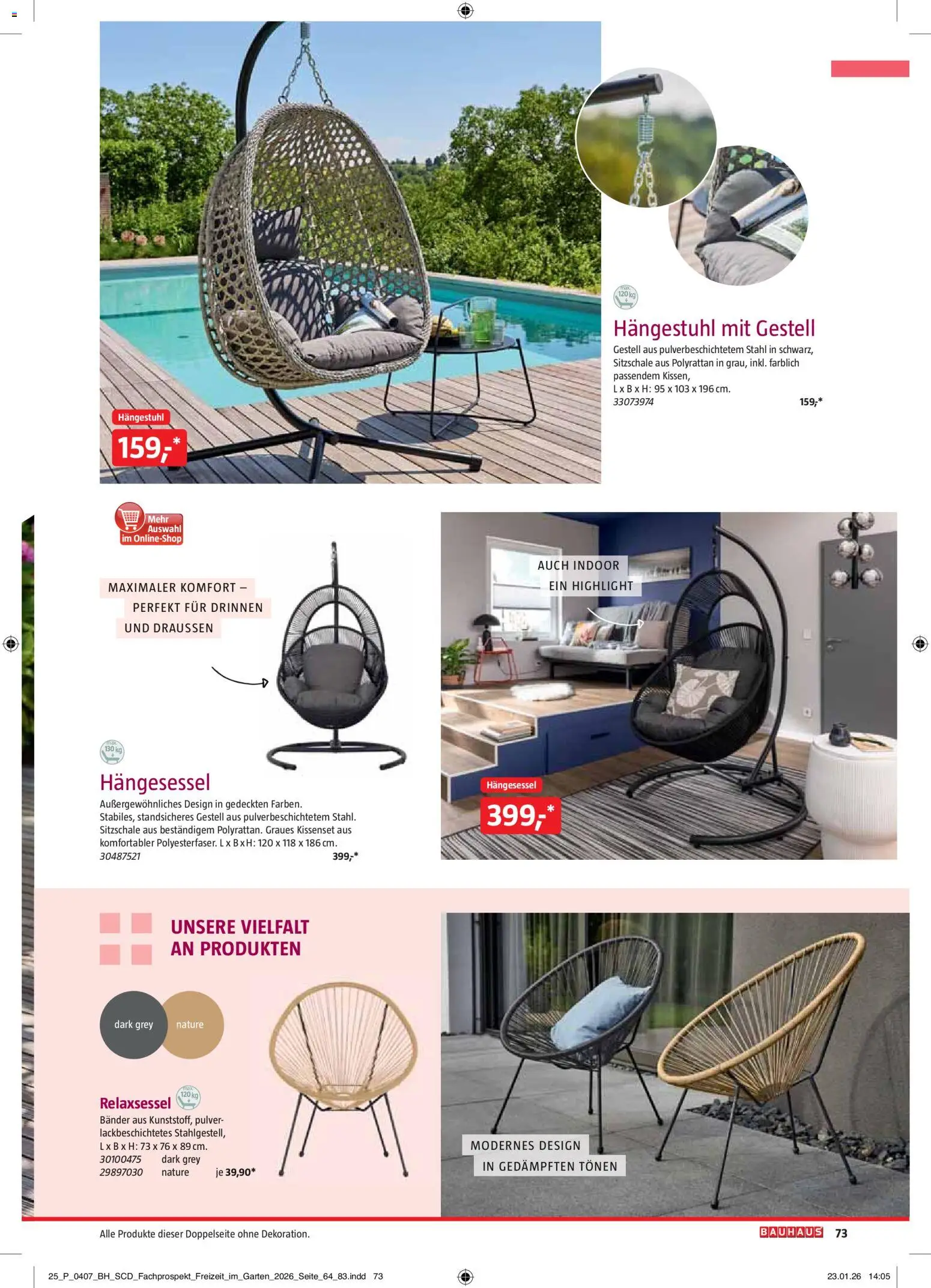 Bauhaus Freizeit im Garten gültig ab 01.05.2026 | Seite: 73