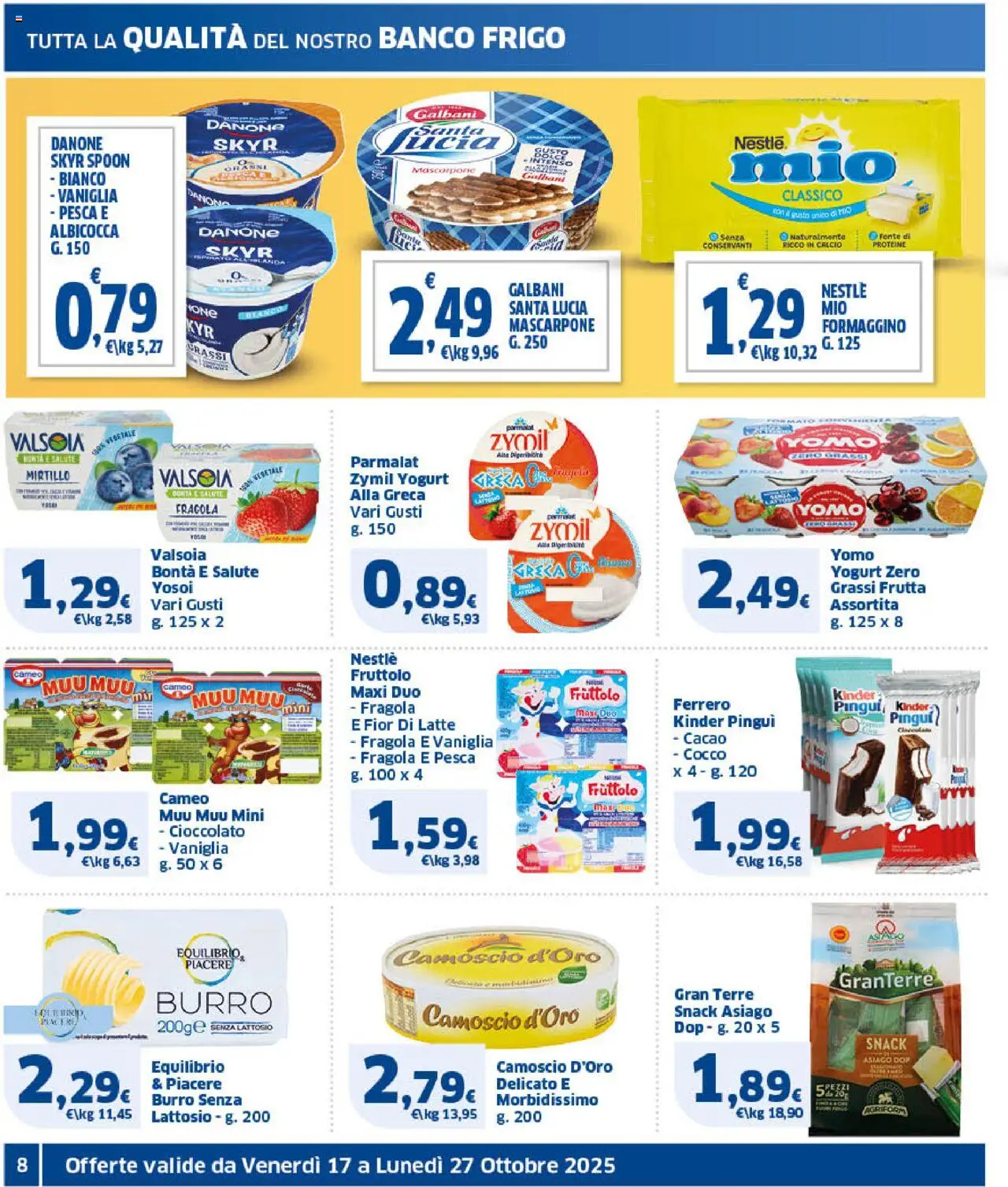 Volantino SIGMA del 17.10.2025 | Pagina: 8 | Prodotti: Cioccolato, Burro, Cacao, Menta