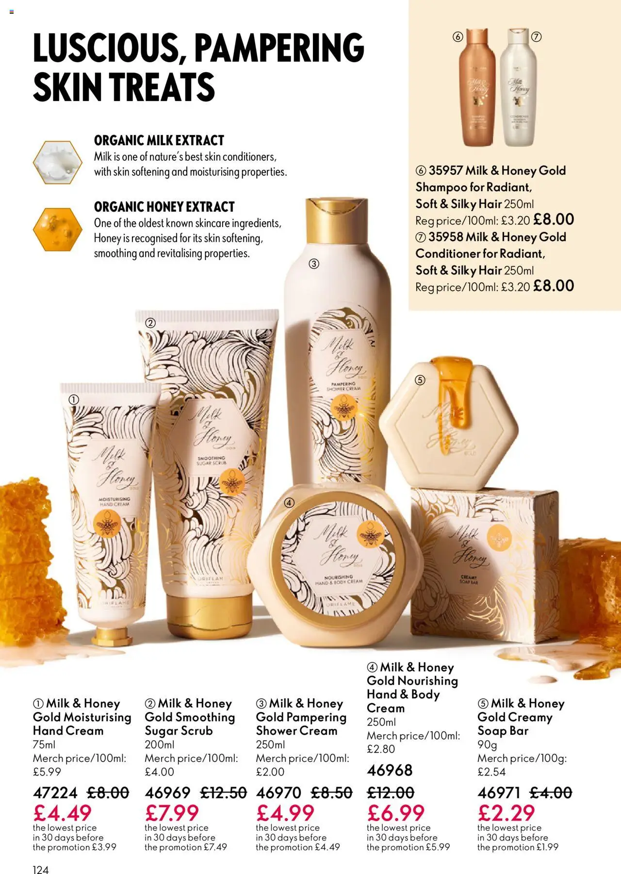 {H1} | Page: 124 | Products: Shampoo, Hand cream, Soap, Papier carton