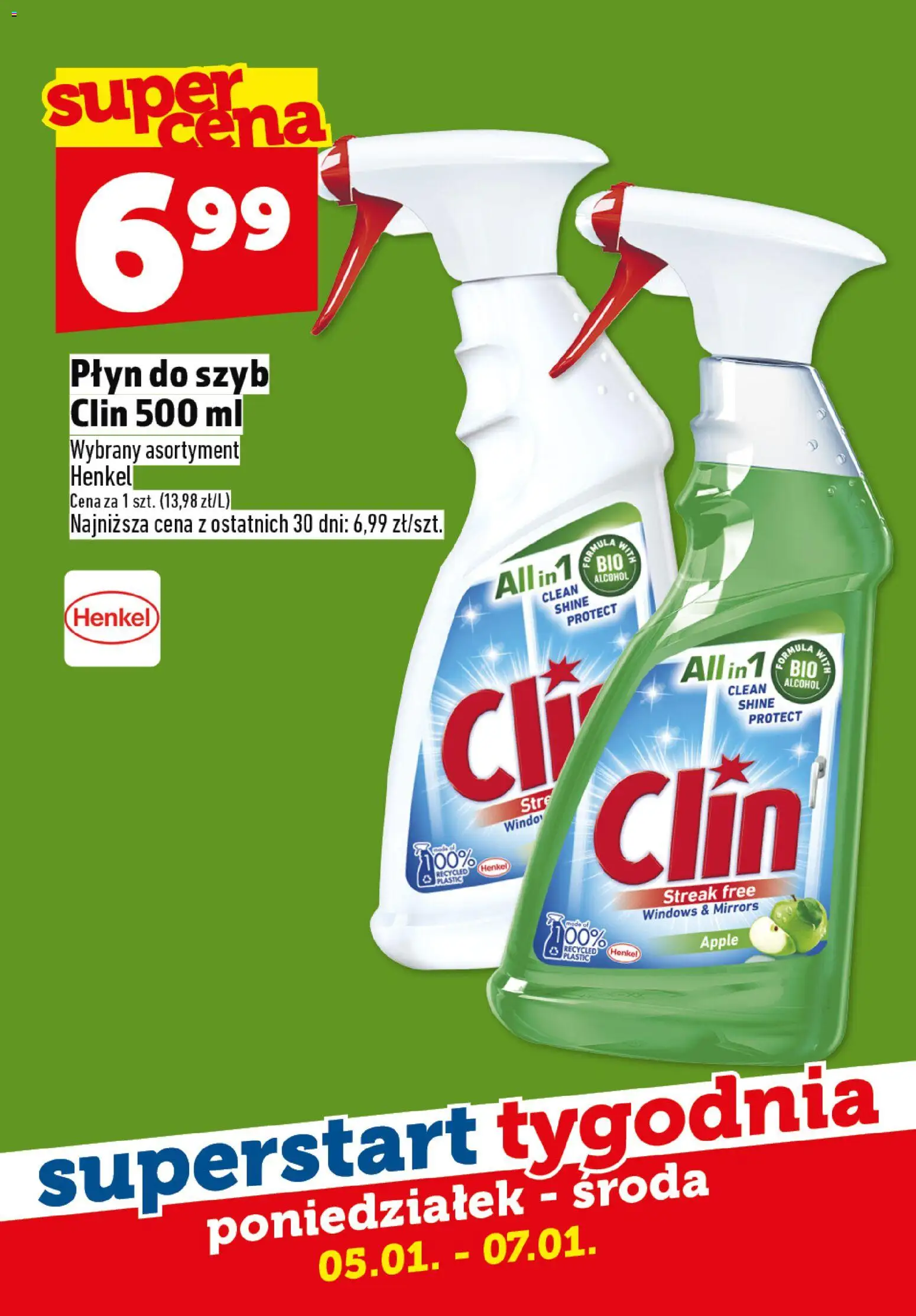 Topaz Gazetka - Superstart tygodnia od 05.01.2026 | Strona: 6 | Produkty: Płyn do szyb Clin
