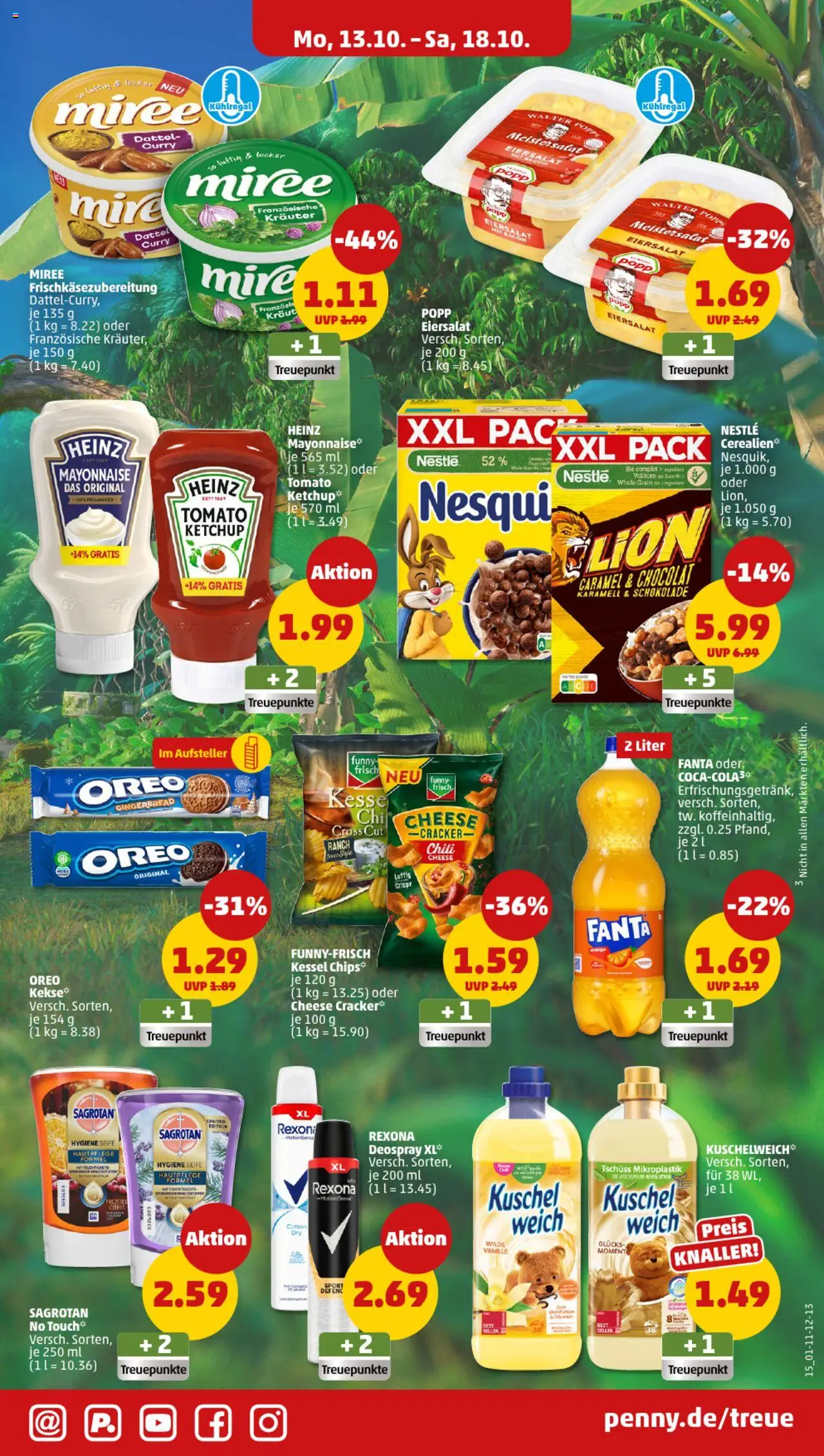 Penny Prospekt 	 – gültig ab 13.10.2025 | Seite: 19 | Produkte: Fanta, Schokolade, Kraut, Dattel