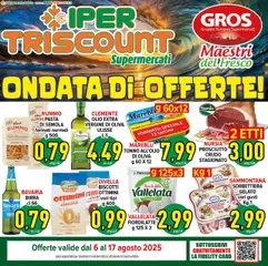 Anteprima del volantino Volantino Ipertriscount	 valido a partire dal 06.08.2025