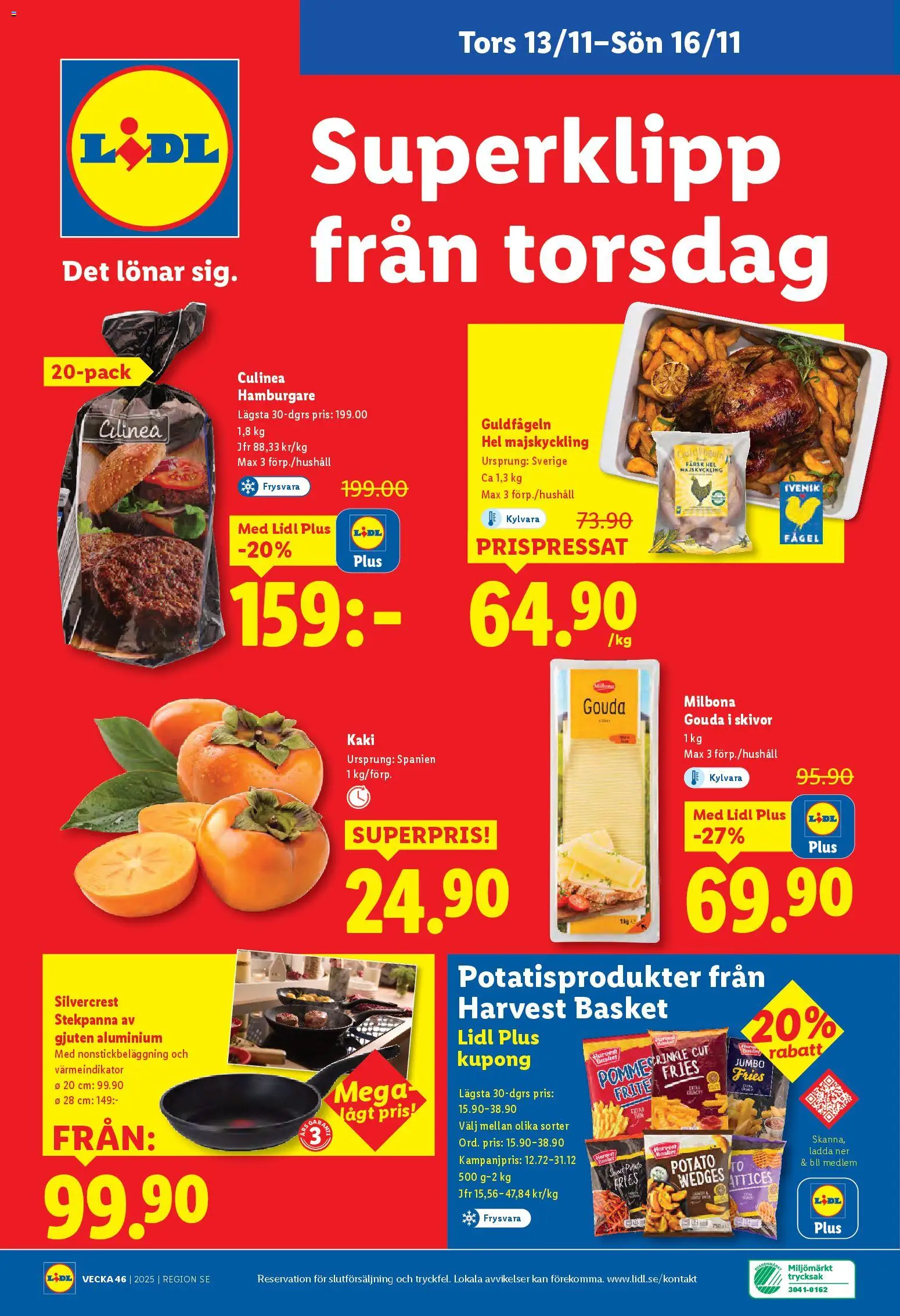 Lidl reklamblad aktuell från 10.11.2025 | Sida: 27 | Produkter: Hamburgare, Stekpanna