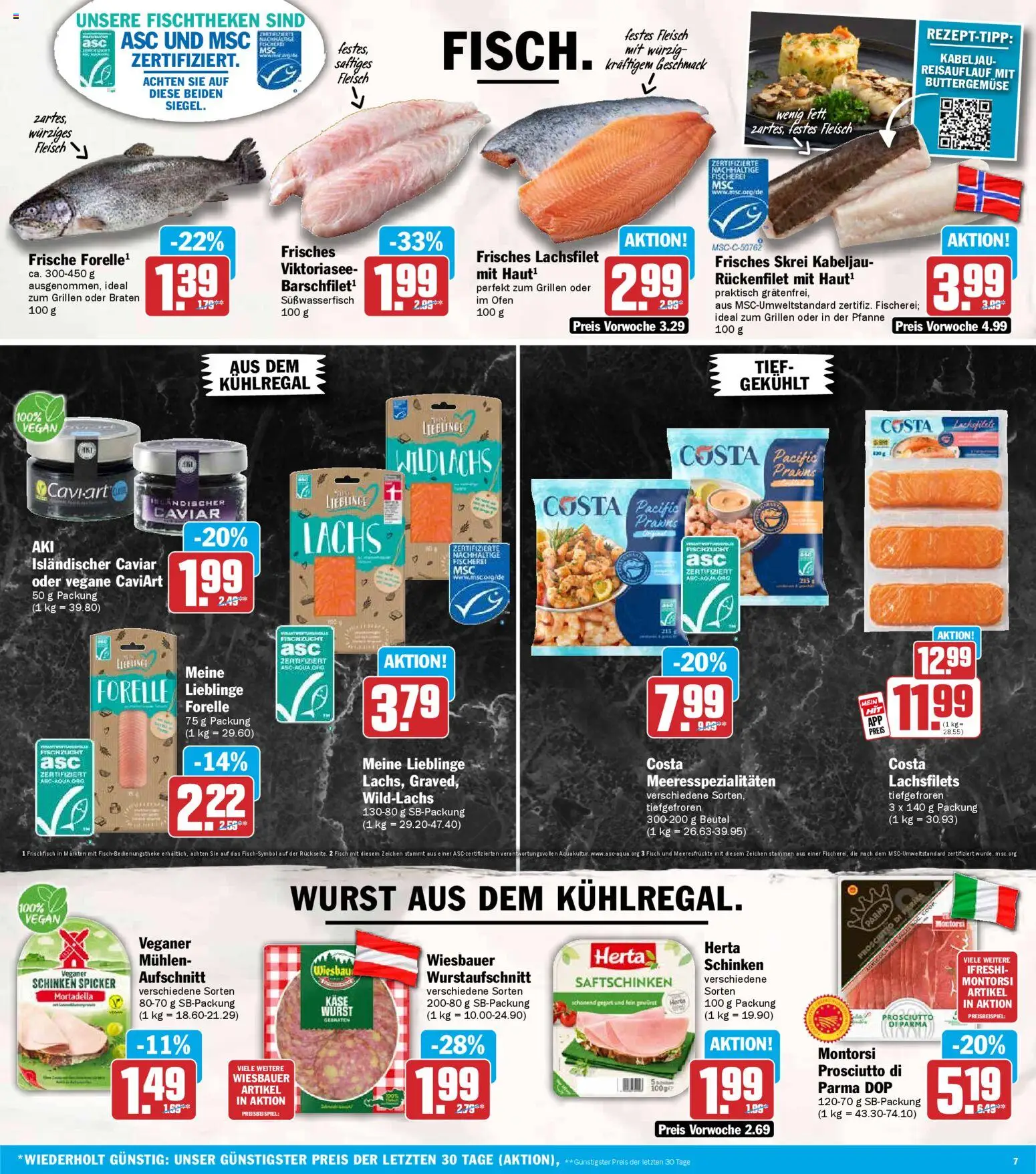 HIT Prospekt 	 – gültig ab 16.02.2026 | Seite: 7 | Produkte: Ofen, Käse, Fisch, Fleisch