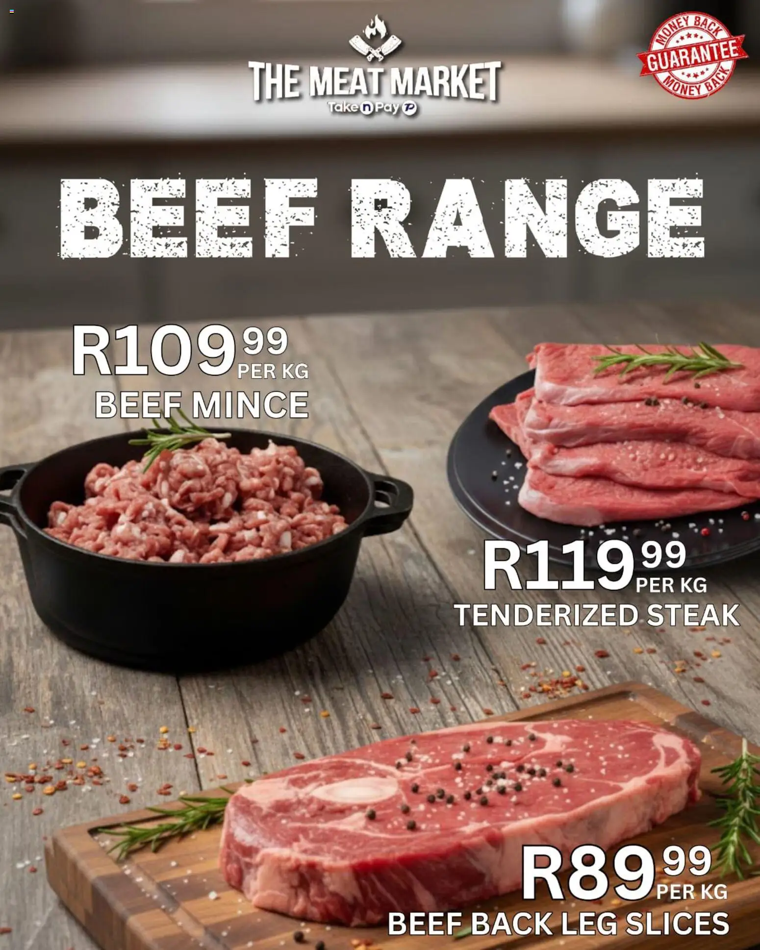 New Take n Pay catalogue – valid from 27.01.2026 | Page: 13 | Products: Steak, Beef