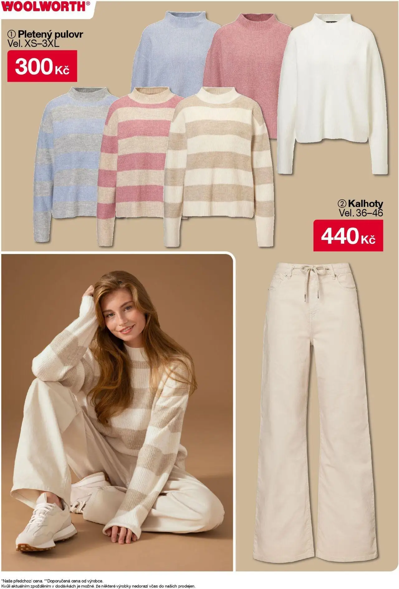 Woolworth leták od 03.10.2025 - akční nabídka | Strana: 10 | Produkty: Kalhoty