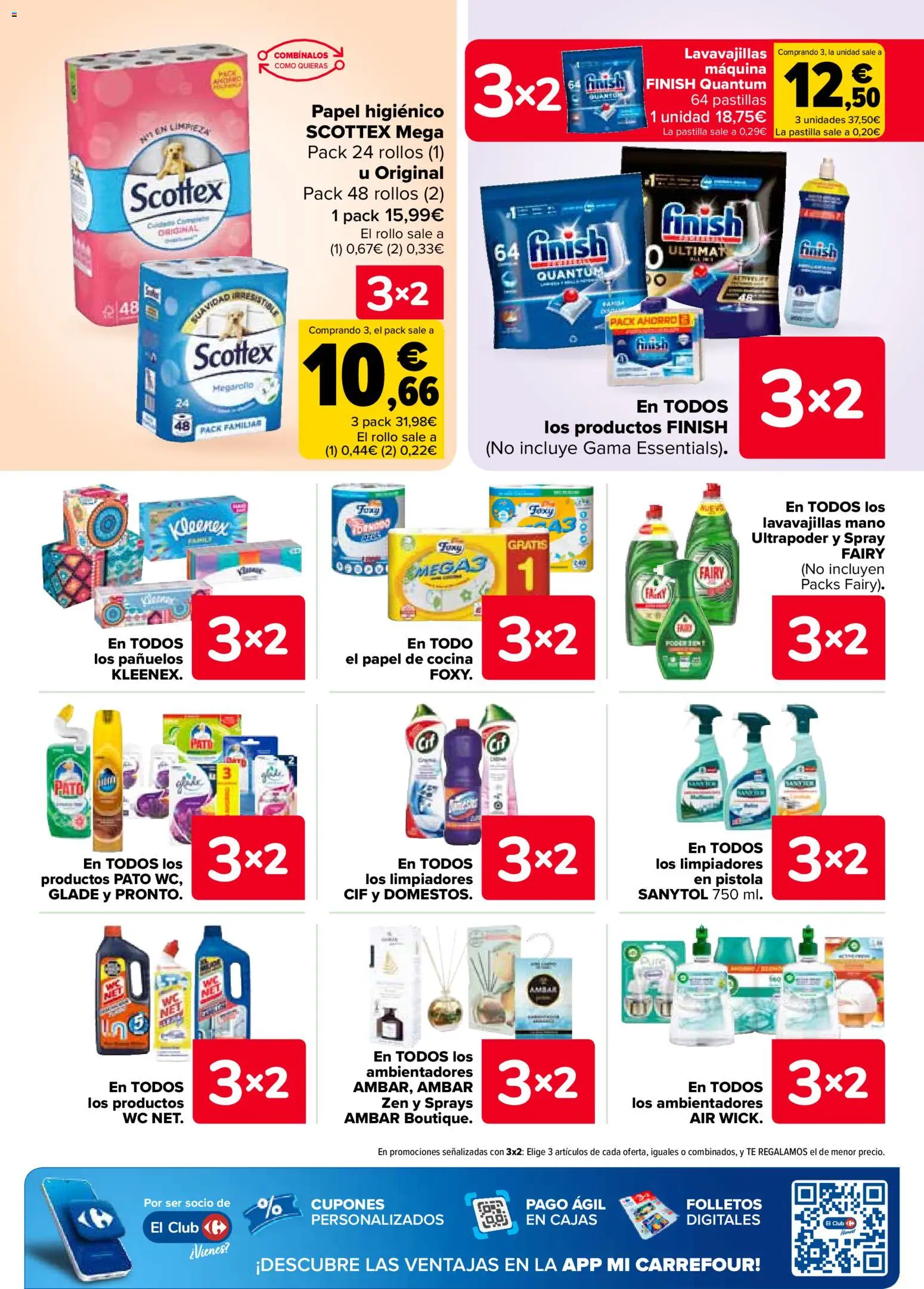 Carrefour folleto │ válido desde el 28.10.2025 | Página: 66 | Productos: Papel higienico, Té, Cocina, Lavavajillas