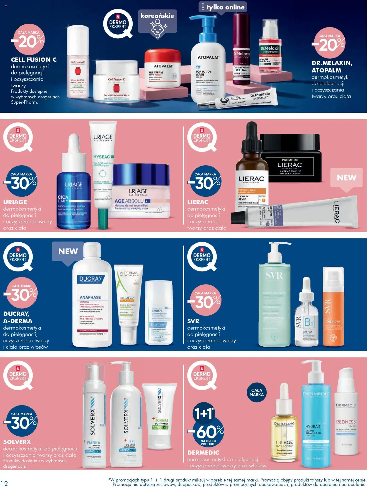 Super-pharm gazetka od 08.04.2026 | Strona: 12 | Produkty: Top, Szampon, Krem, Krem do twarzy