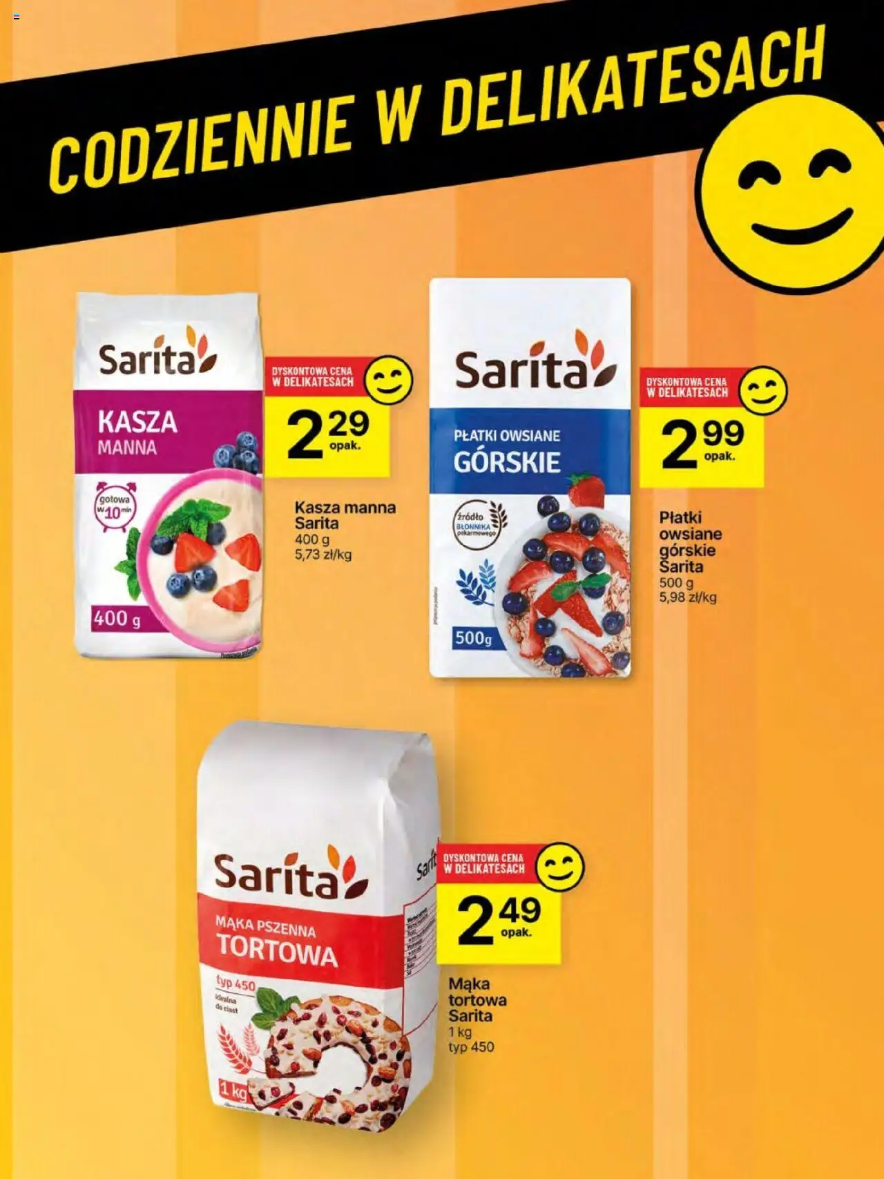 Delikatesy Centrum Gazetka od 29.05.2025 | Strona: 54 | Produkty: Płatki owsiane, Kasza, Kasza manna, Płatki