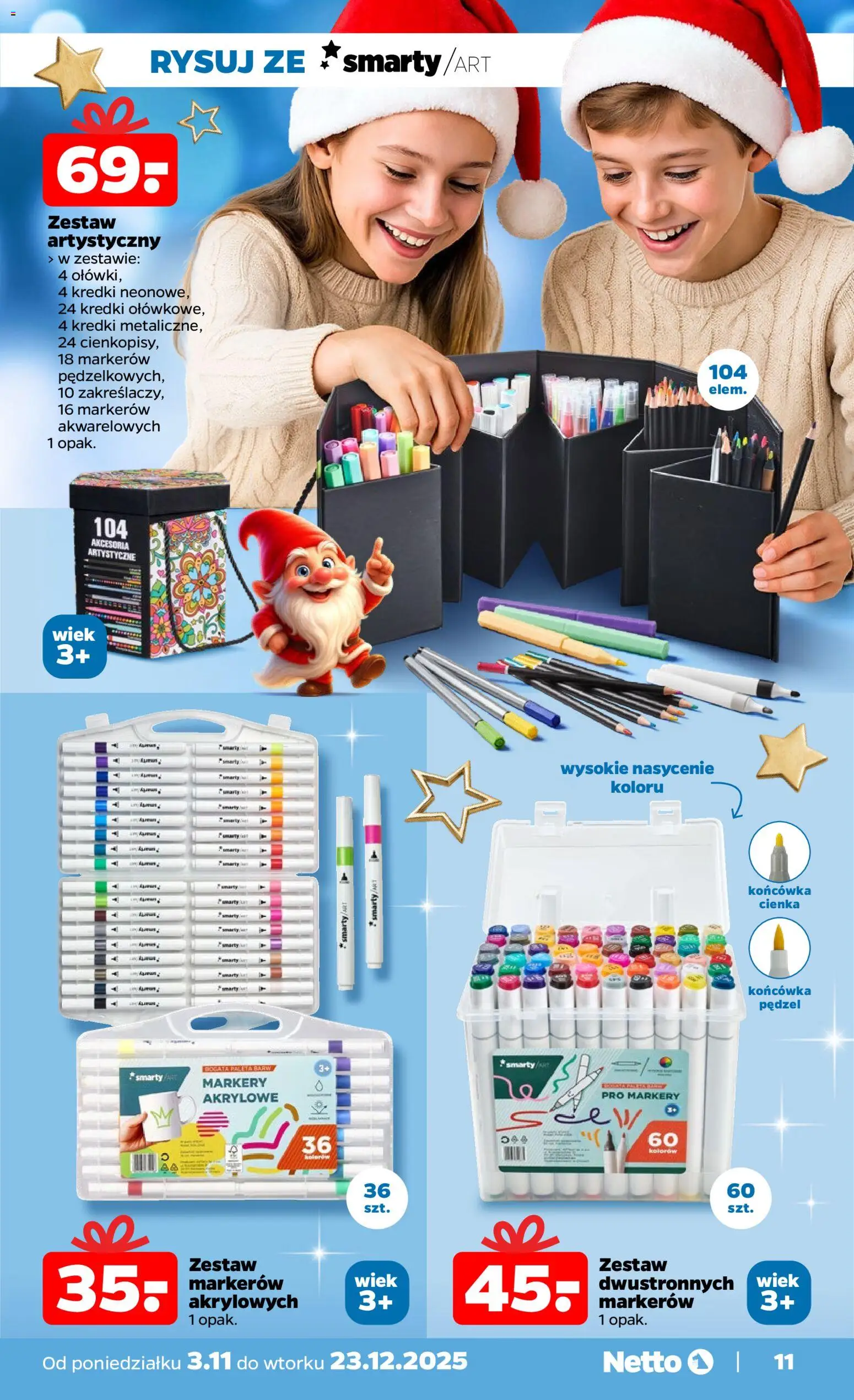 Netto gazetka - Zabawki od 03.11.2025 | Strona: 11 | Produkty: Pędzel