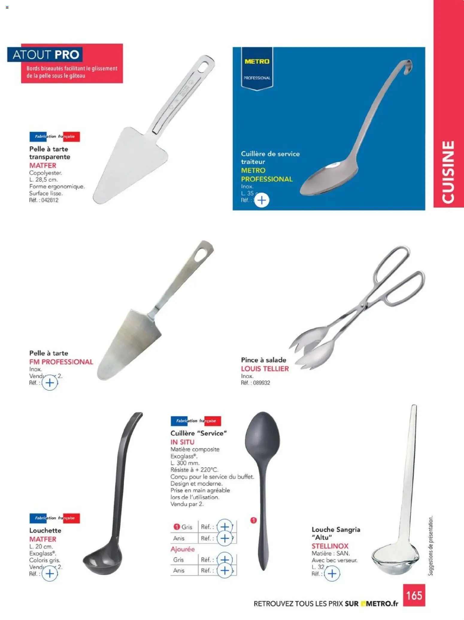 {H1} | Page: 165 | Produits: Salade, Prise, Sangria