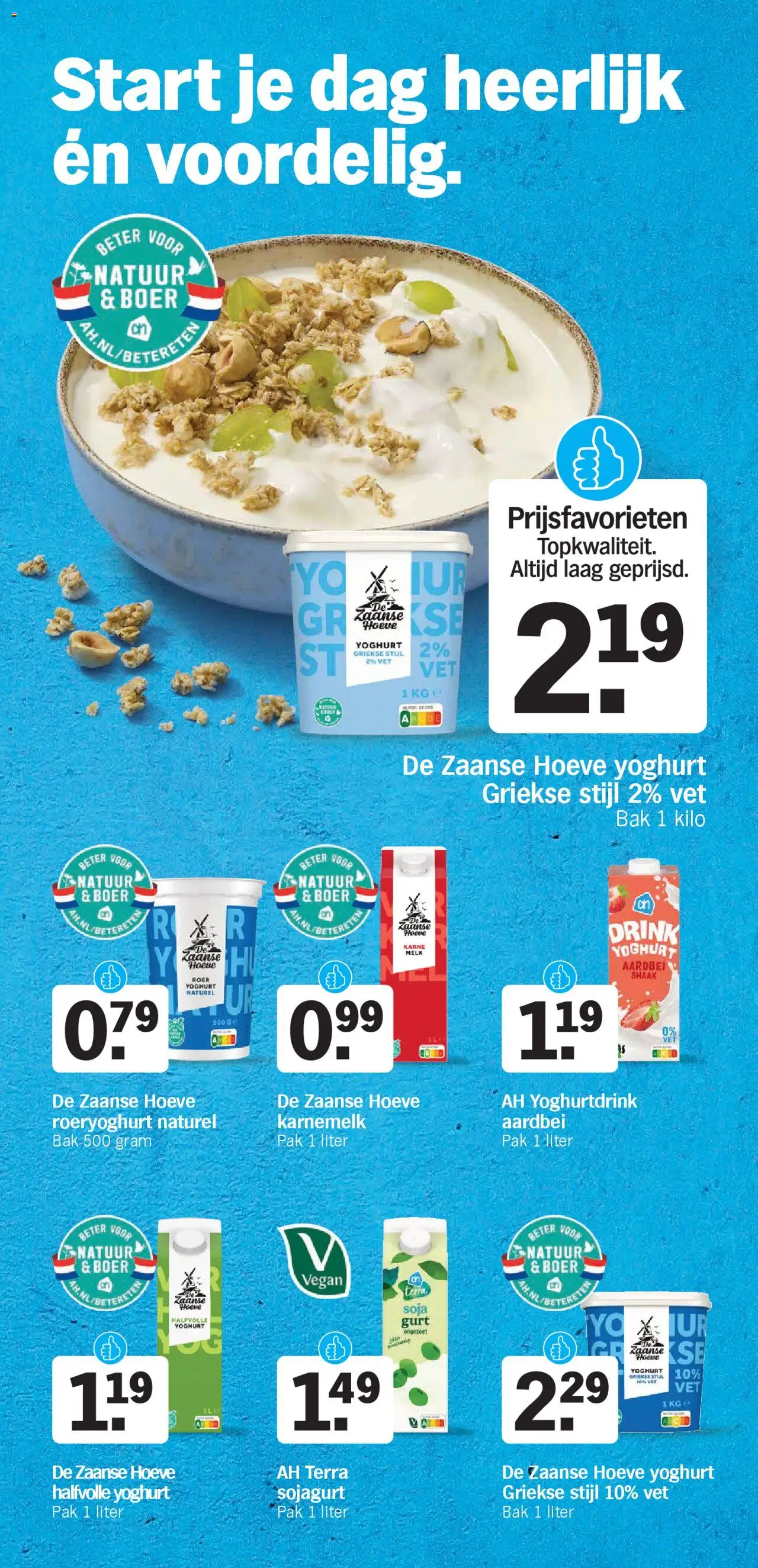  | Pagina: 16 | Producten: Melk, Yoghurt, Karnemelk, Aardbei