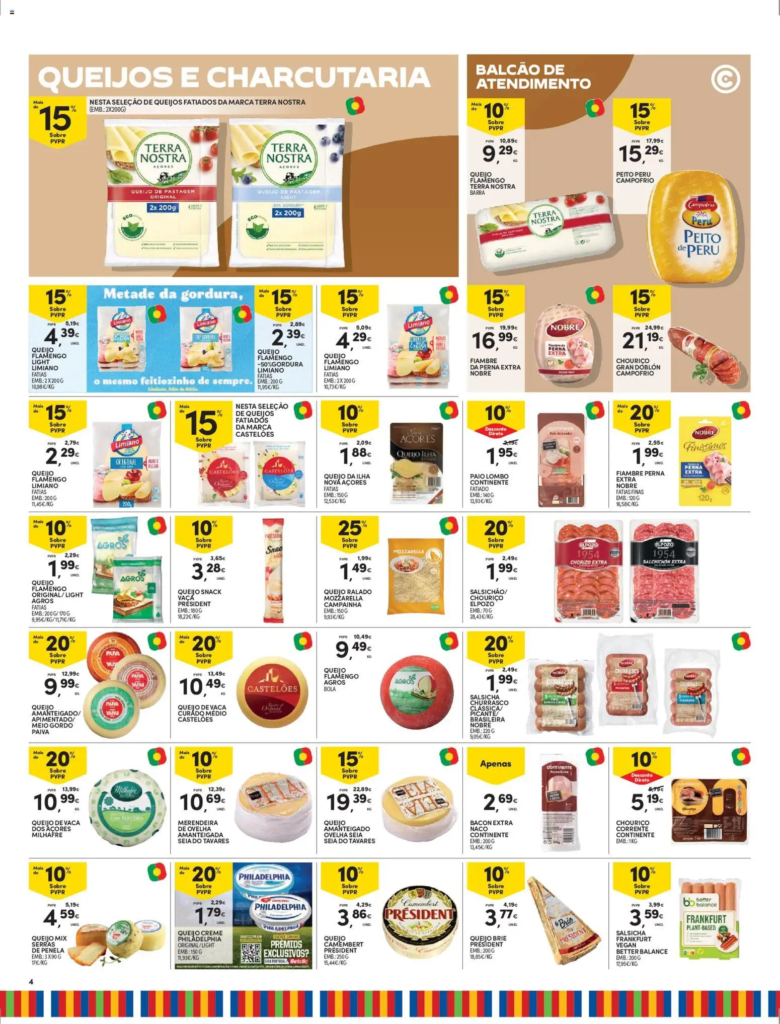 Continente - Madeira │ válido de 20.01.2026 | Página: 4 | Produtos: Peru, Queijo, Lombo, Chouriço