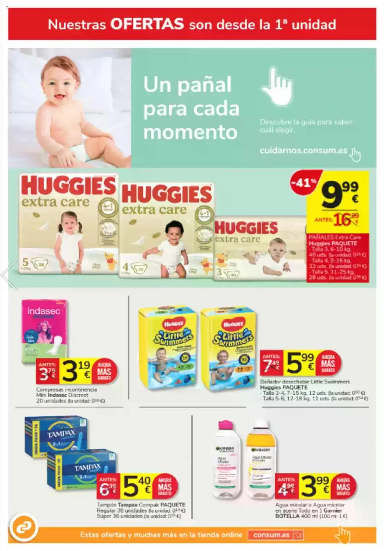 Consum folleto │ válido desde el 26.06.2025 | Página: 20 | Productos: Agua micelar, Aceite, Γλυφιτζούρι