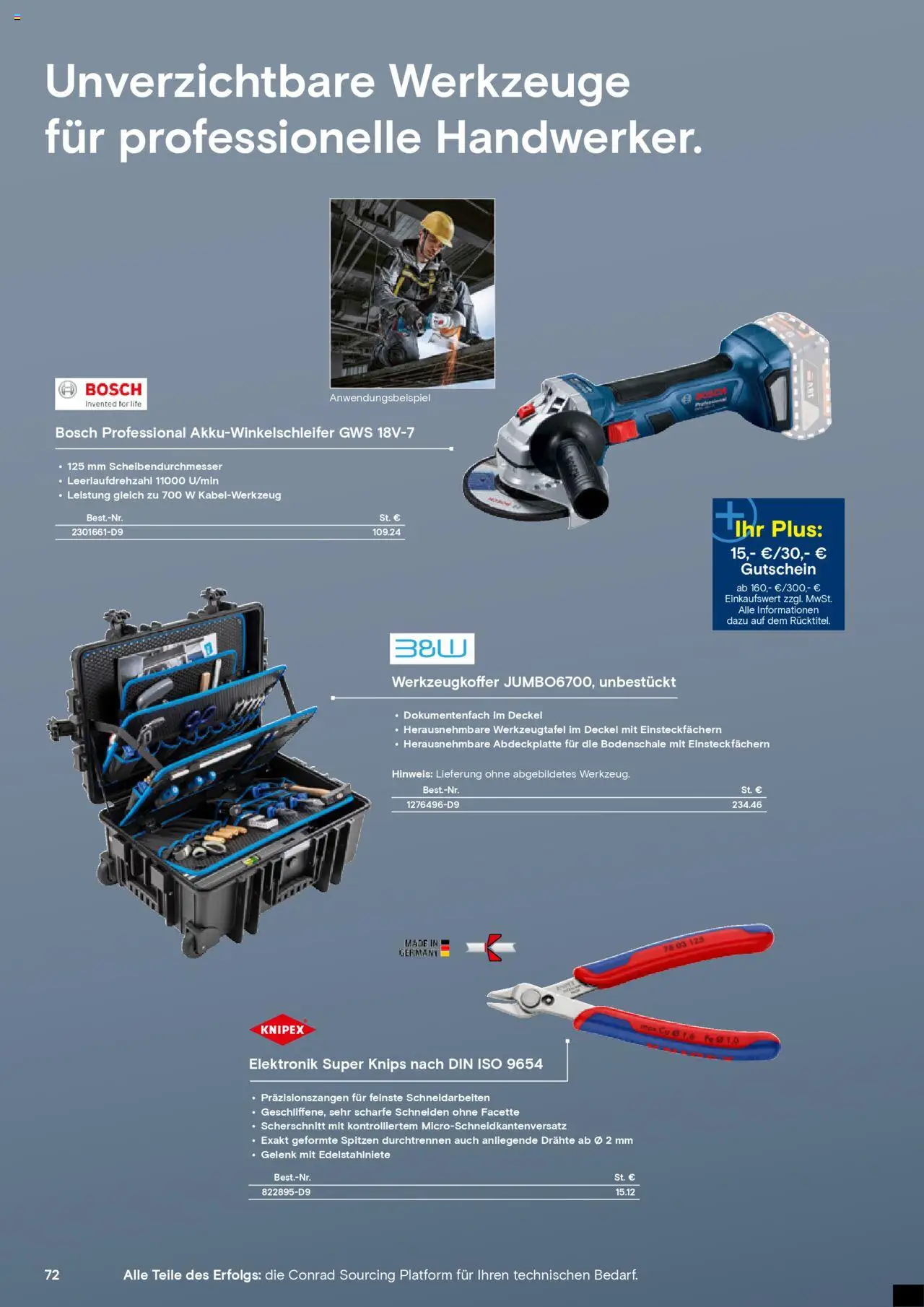 Conrad - Markenkatalog - gültig ab dem 25.08.2025 | Seite: 74 | Produkte: Bosch