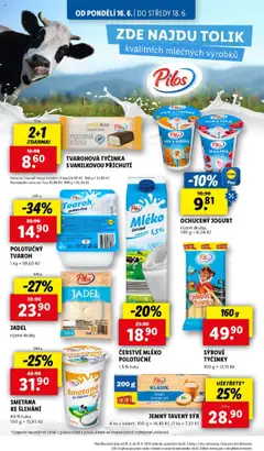 Lidl leták od 16.06.2025 | Strana: 12 | Produkty: Smetana, Med, Sýrové tyčinky, Tvarohová tyčinka