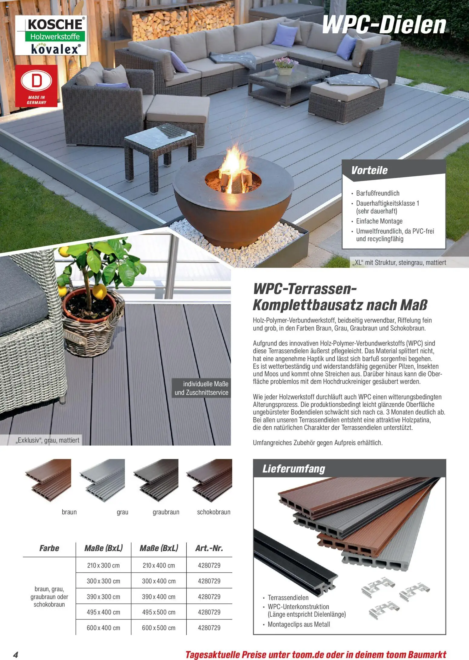 Toom Baumarkt Gartenbaustoffe 2026 – gültig ab 20.02.2026 | Seite: 4 | Produkte: Hochdruckreiniger