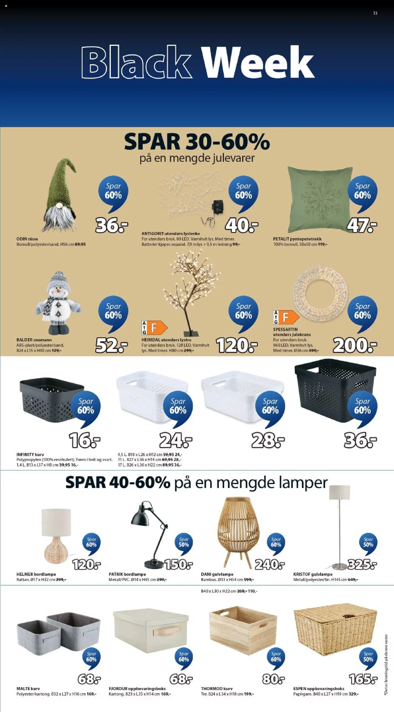 {H1} | Side: 13 | Produkter: Ledning, Сантехнічне кріплення, Lys, Jeux
