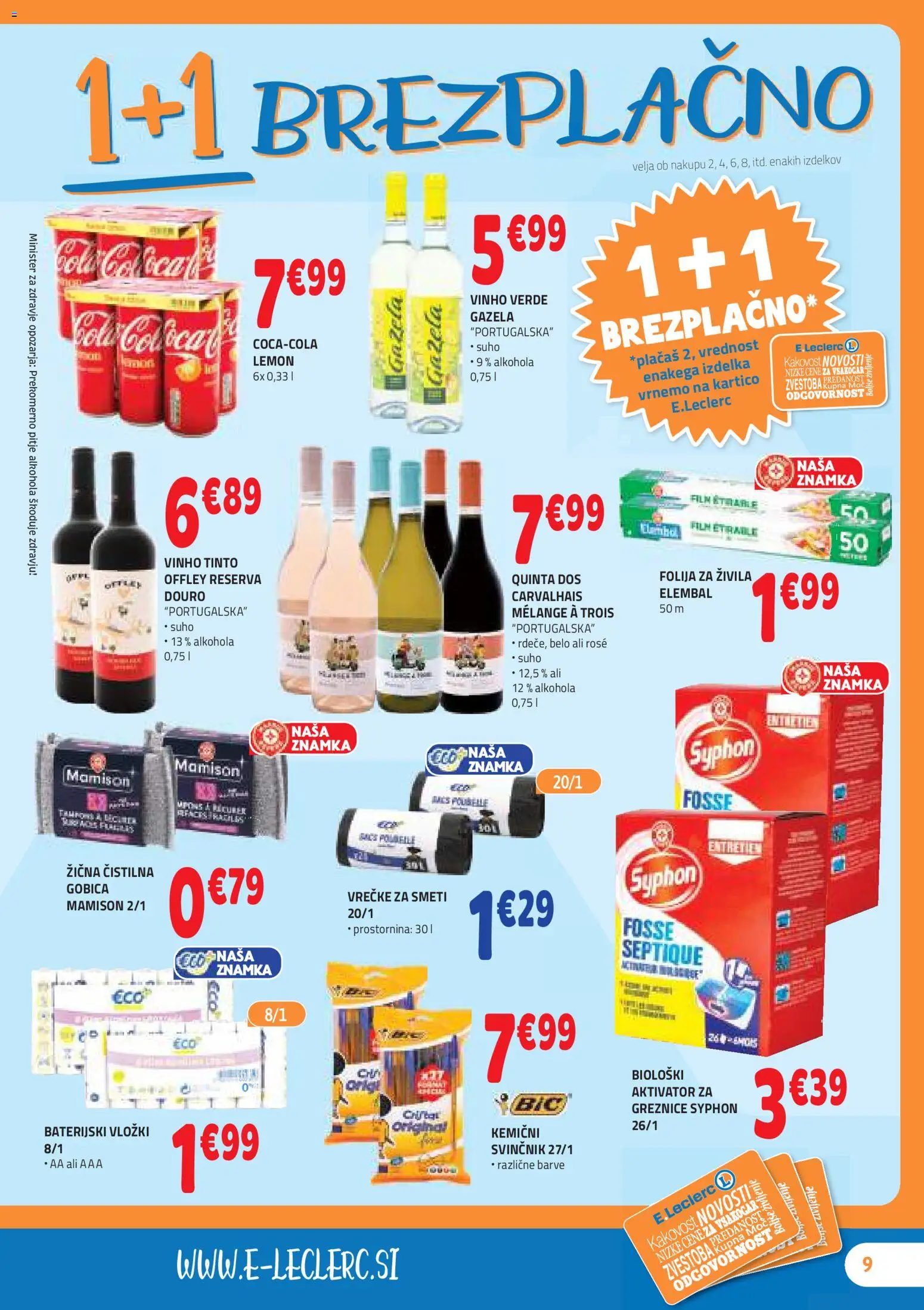Novi E.leclerc katalog ponudbe – veljaven od 15.04.2026 | Stran: 9