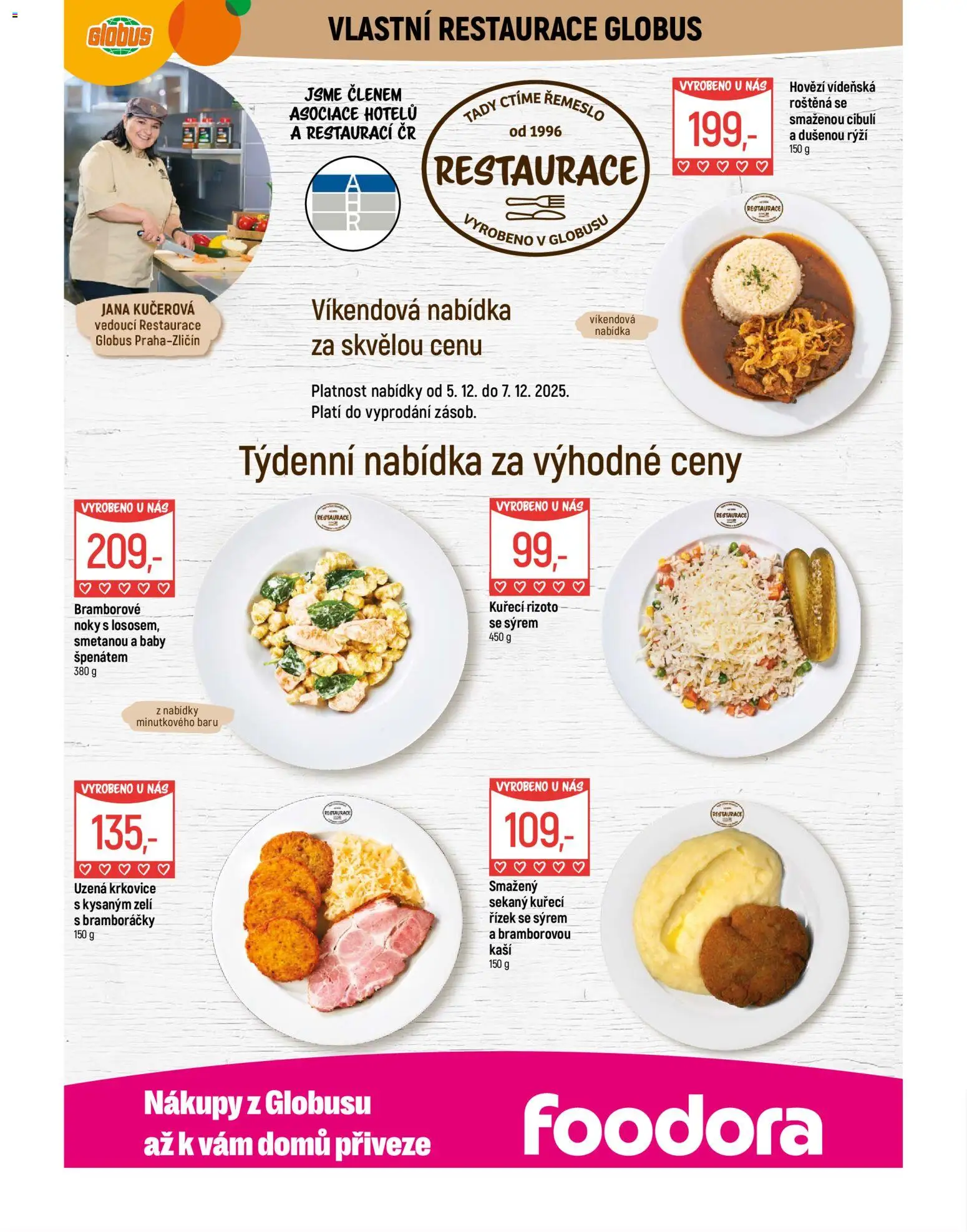 Globus leták - Praha Zličín od 03.12.2025 | Strana: 7 | Produkty: Hovězí, Globus, Noky, Rizoto