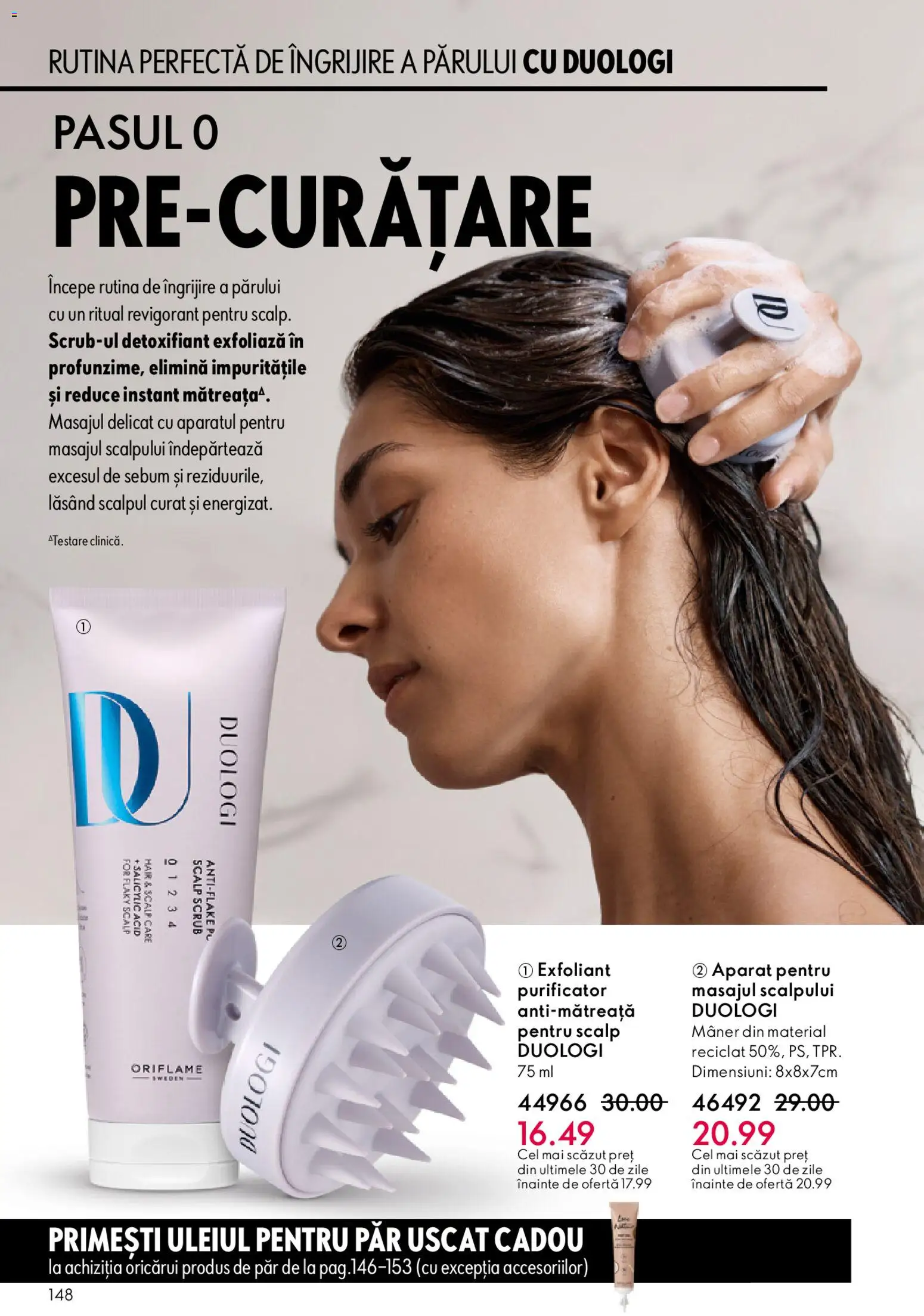 Noul catalog Oriflame – valabil de la 27.05.2026 | Pagină: 148 | Produse: Exfoliant, Scrub, Mâner