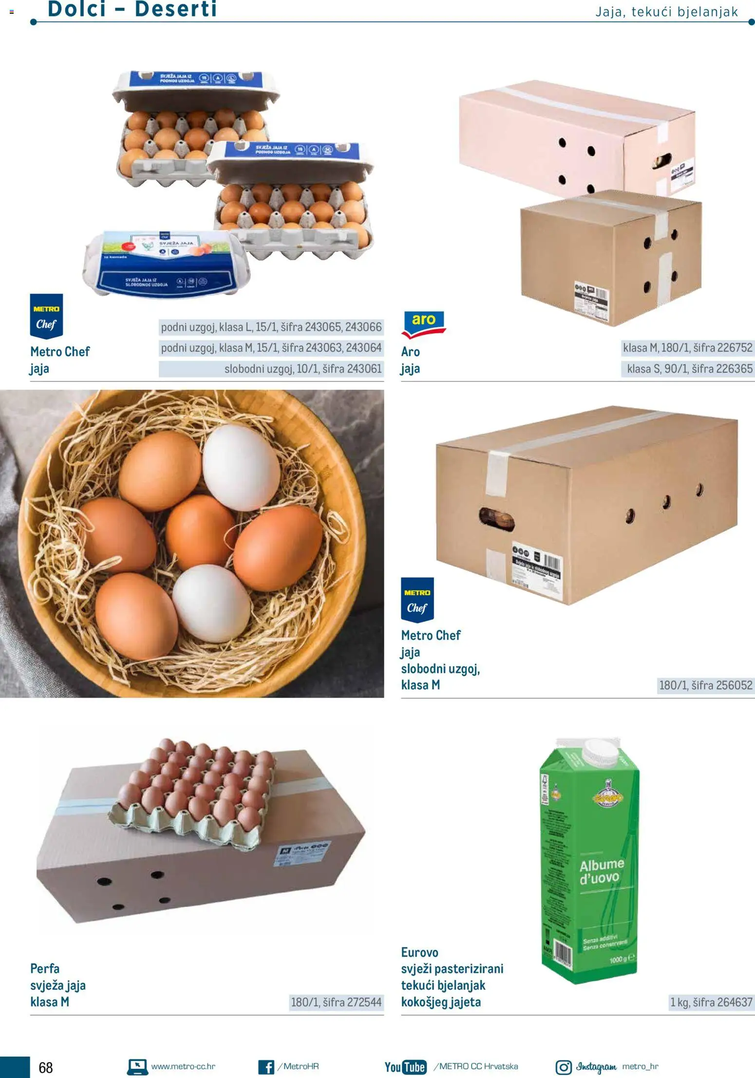 Metro katalog | vrijedi od 05.03.2026 | Stranica: 68 | Proizvodi: Jaja