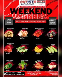 Saverite specials catalogue – valid from 27.02.2026