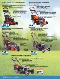 KTC - Katalog tehnike i posuđa - Pregled kataloga iz trgovine KTC, vrijedi od 18.02.2026 | Stranica: 16 | Proizvodi: Kosilica, Ulje, Košare