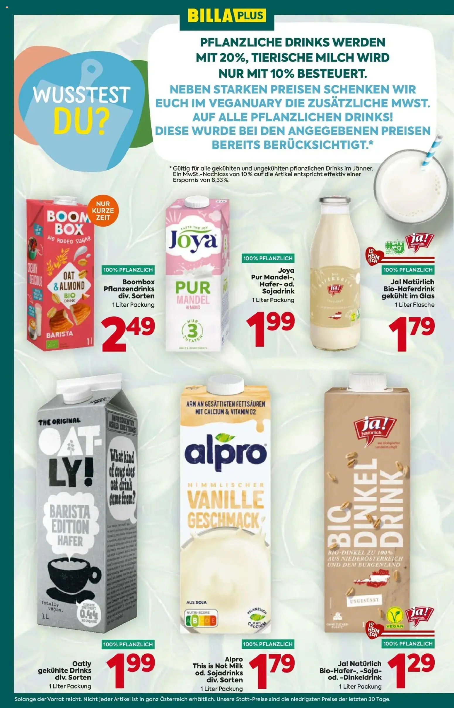 Billa Plus Flugblatt - Kärnten gültig ab 08.01.2026 | Seite: 8 | Produkte: Milch