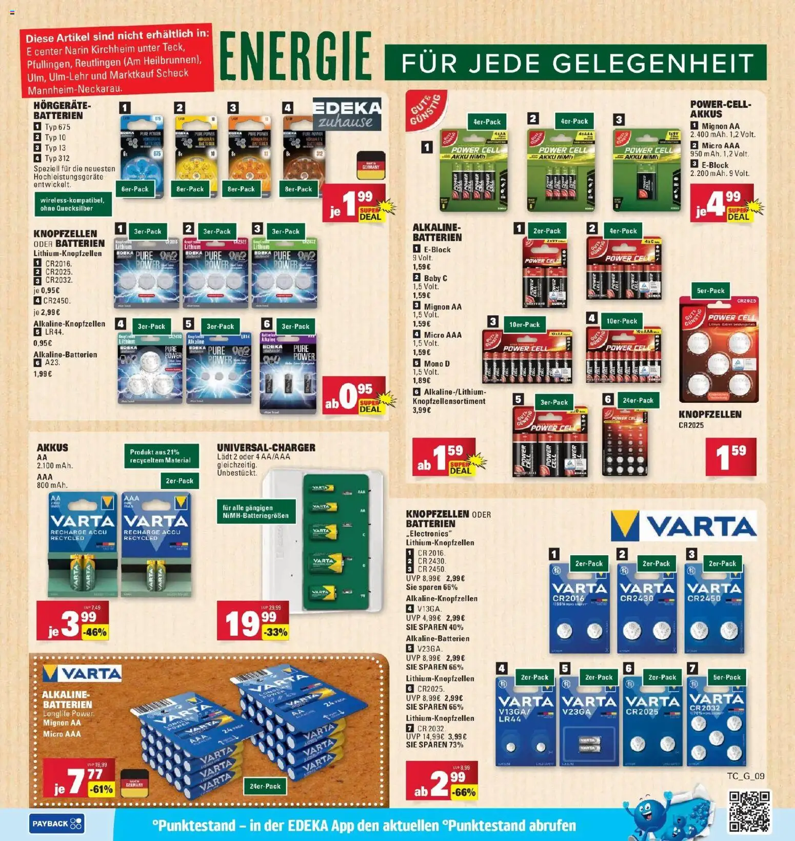 Edeka prospekt Wörth Am Rhein	 – gültig ab 14.12.2025 | Seite: 61 | Produkte: Top, Batterien